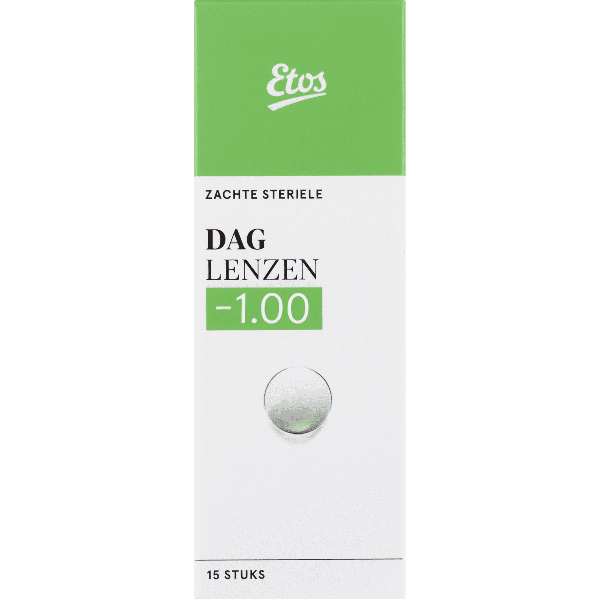 Etos Zachte Daglenzen -1,00 15 stuks