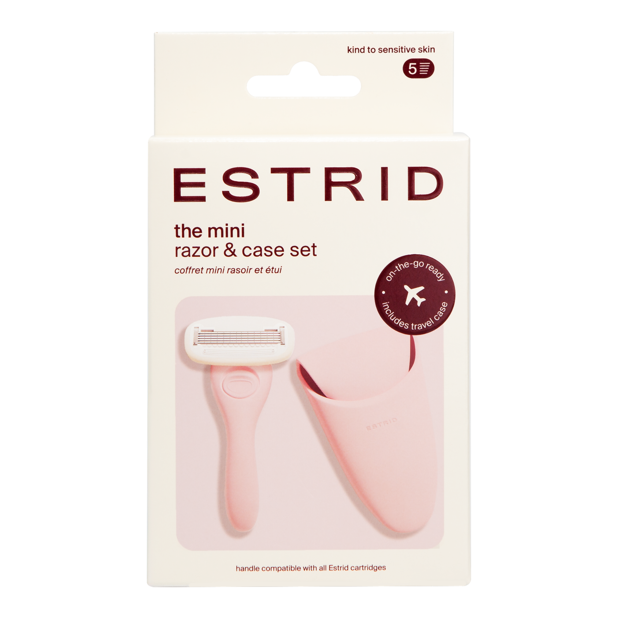 Estrid The Mini Razor & Case Set Bloom