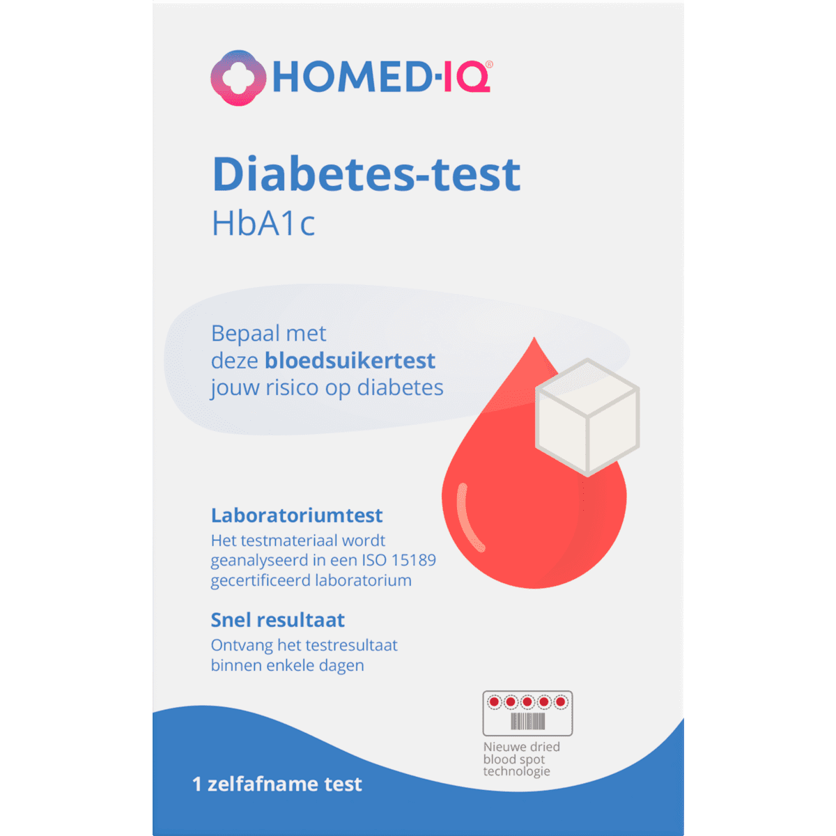 Homed-IQ Bloedsuiker Test (HbA1c) 1 stuk