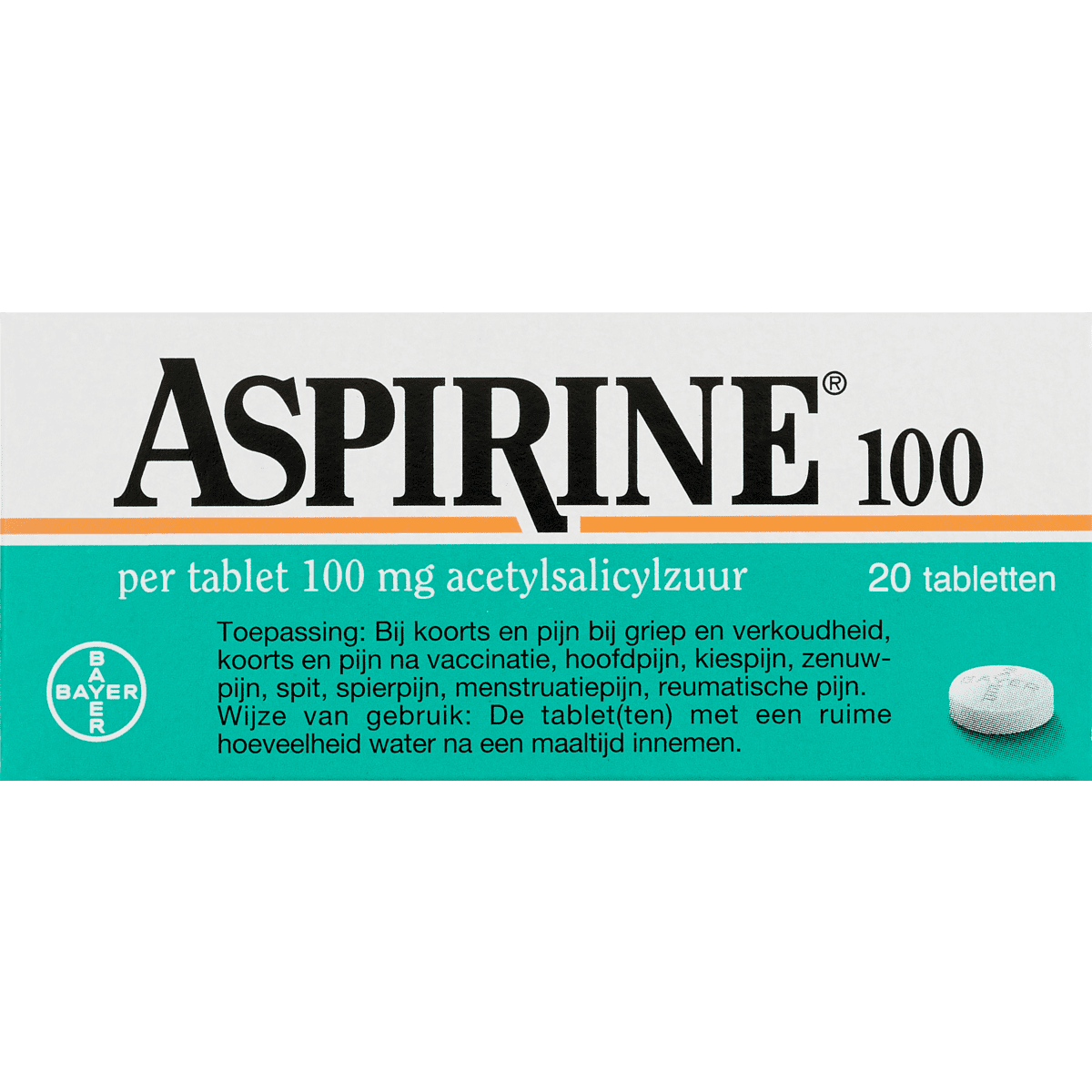Aspirine Tabletten 100 mg 20 EA Etos