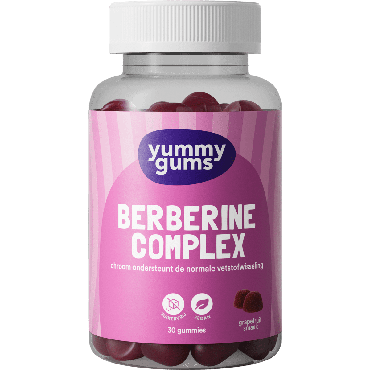 Yummygums Berberine Suikervrije Gummies 30 stuks