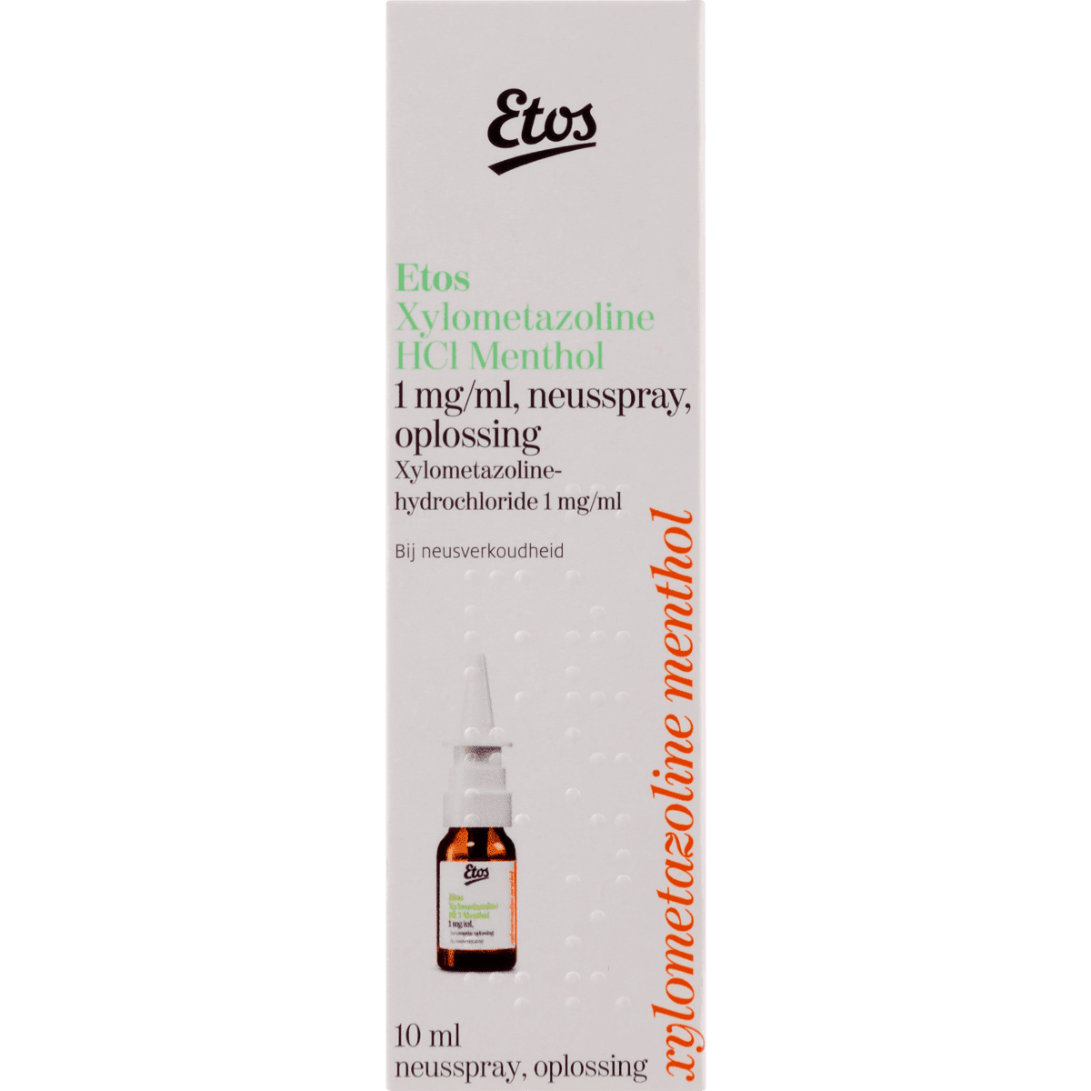 Etos Xylometazoline HCl Menthol 1 MG/ML Neusspray 10 ML Etos Etos Xylometazoline HCl Menthol 1 MG/ML Neusspray 10 ML Etos
