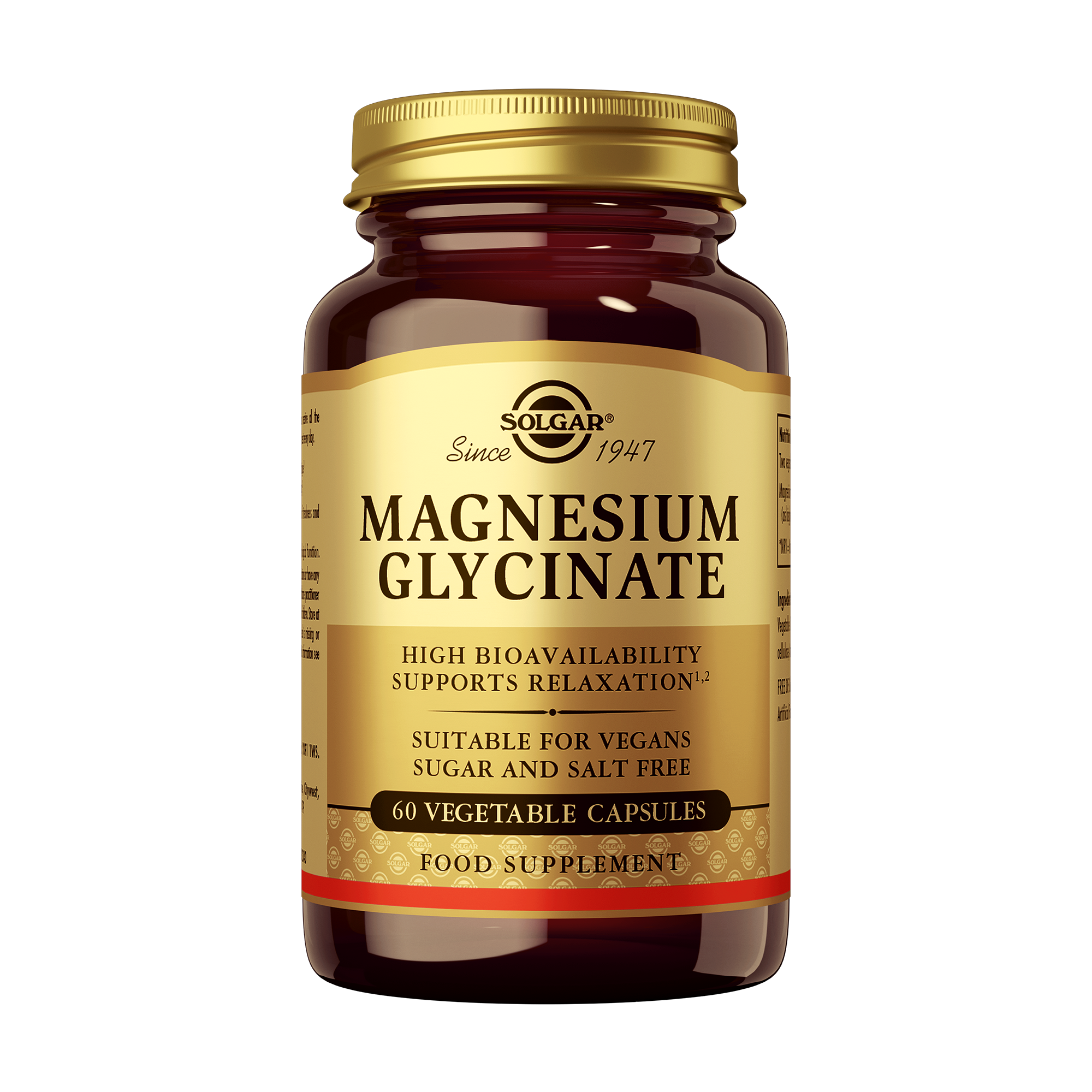 Solgar magnesium glycinaat 60 caps