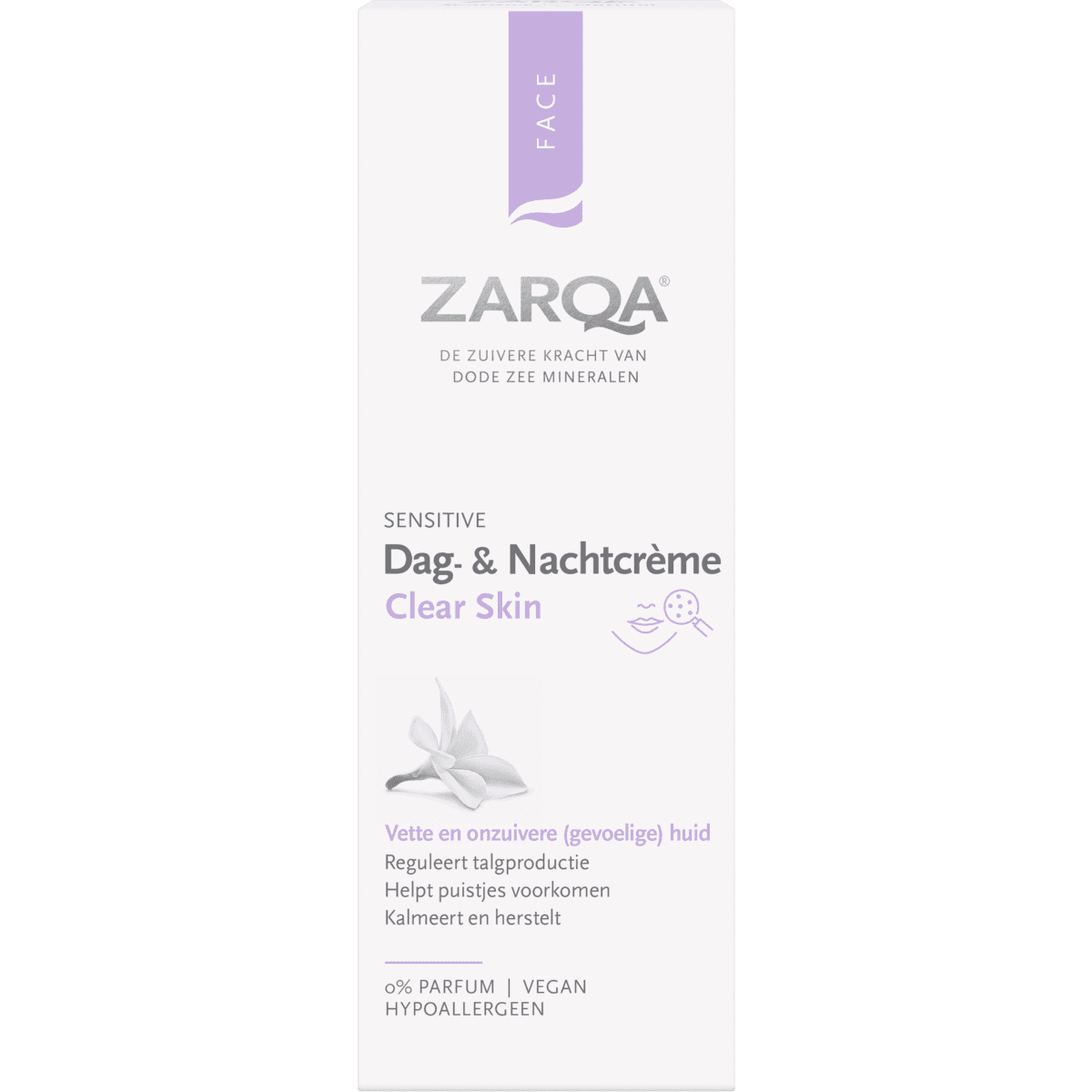 ZARQA Clear Skin Dag- en Nachtcrème 75 ML