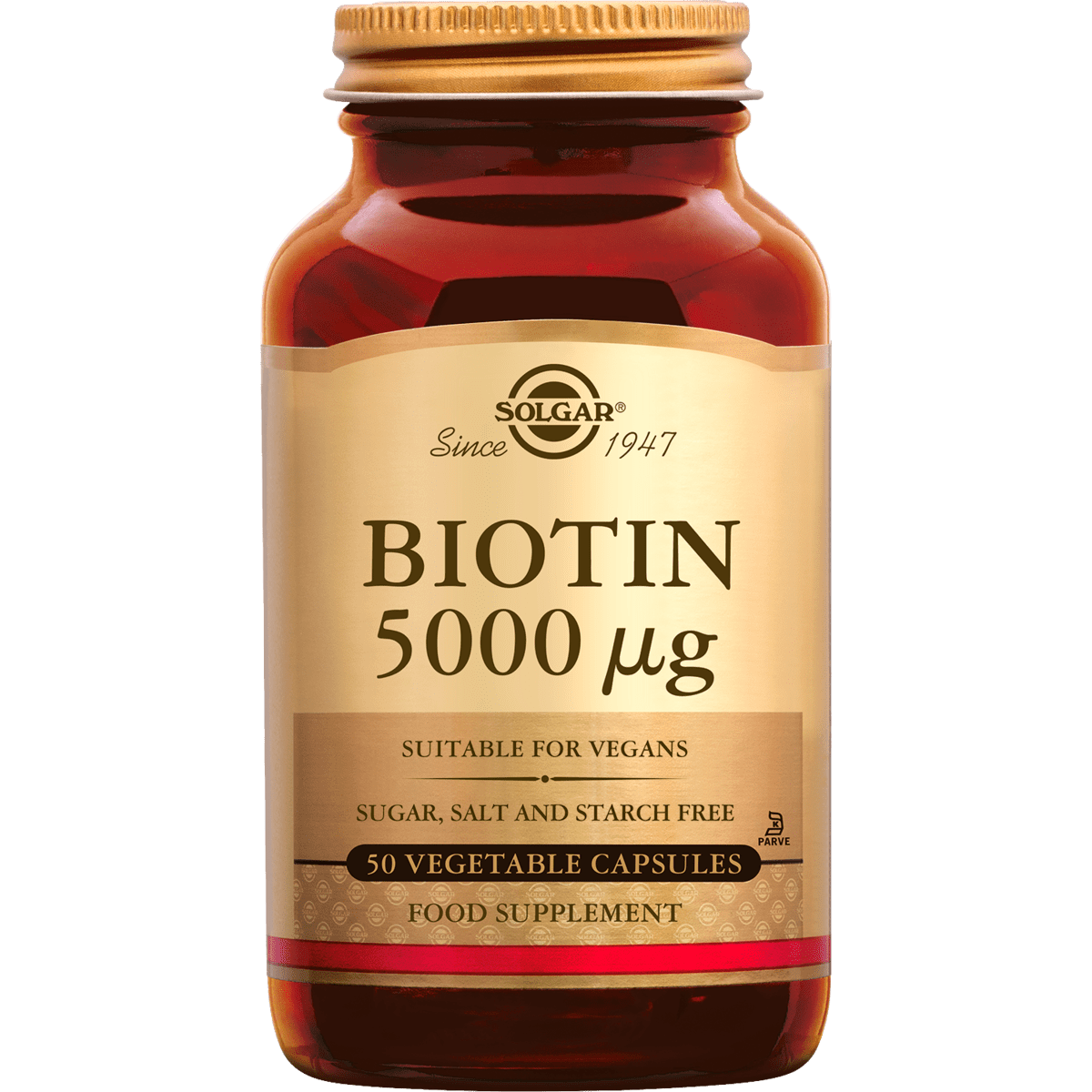 Solgar Biotin 5000 MCG Capsules 50 stuks