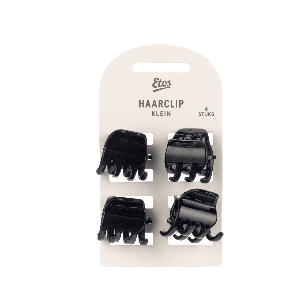 Etos Haarklem Small Zwart 4St