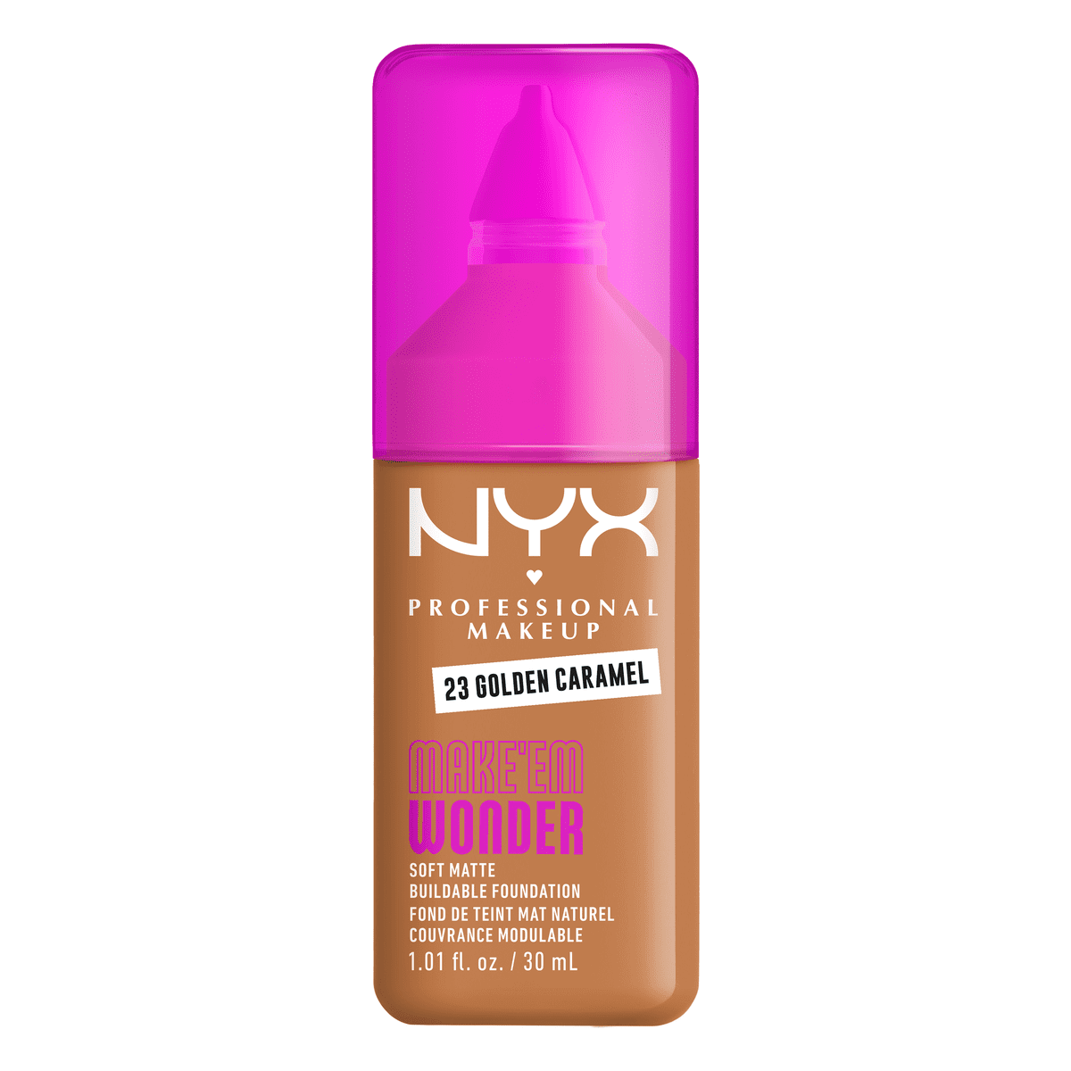 NYX Professional Makeup Make 'EM Wonder Foundation 23 Golden Caramel
