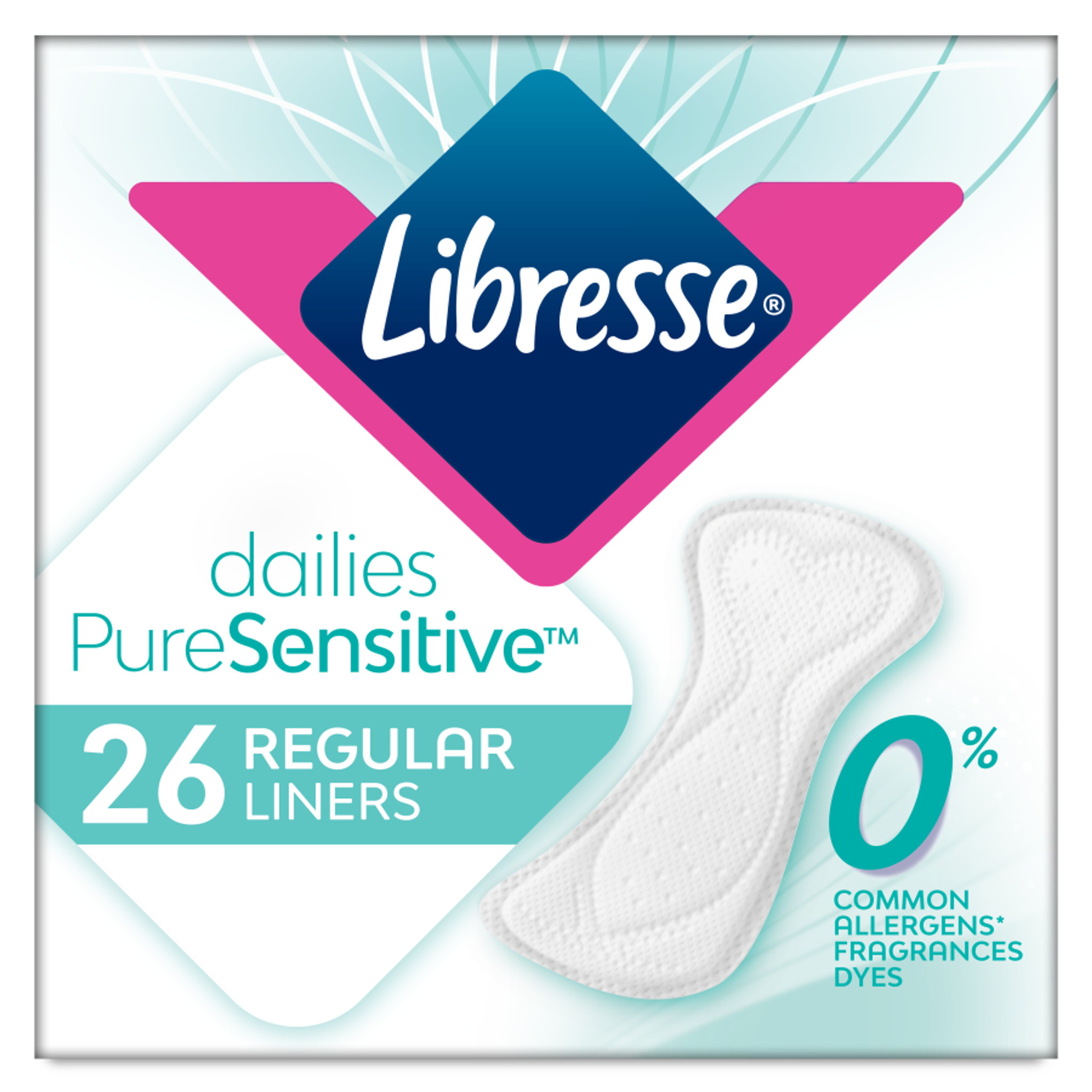 Libresse Pure Sensitive Inlegkruisjes Regular 26 stuks