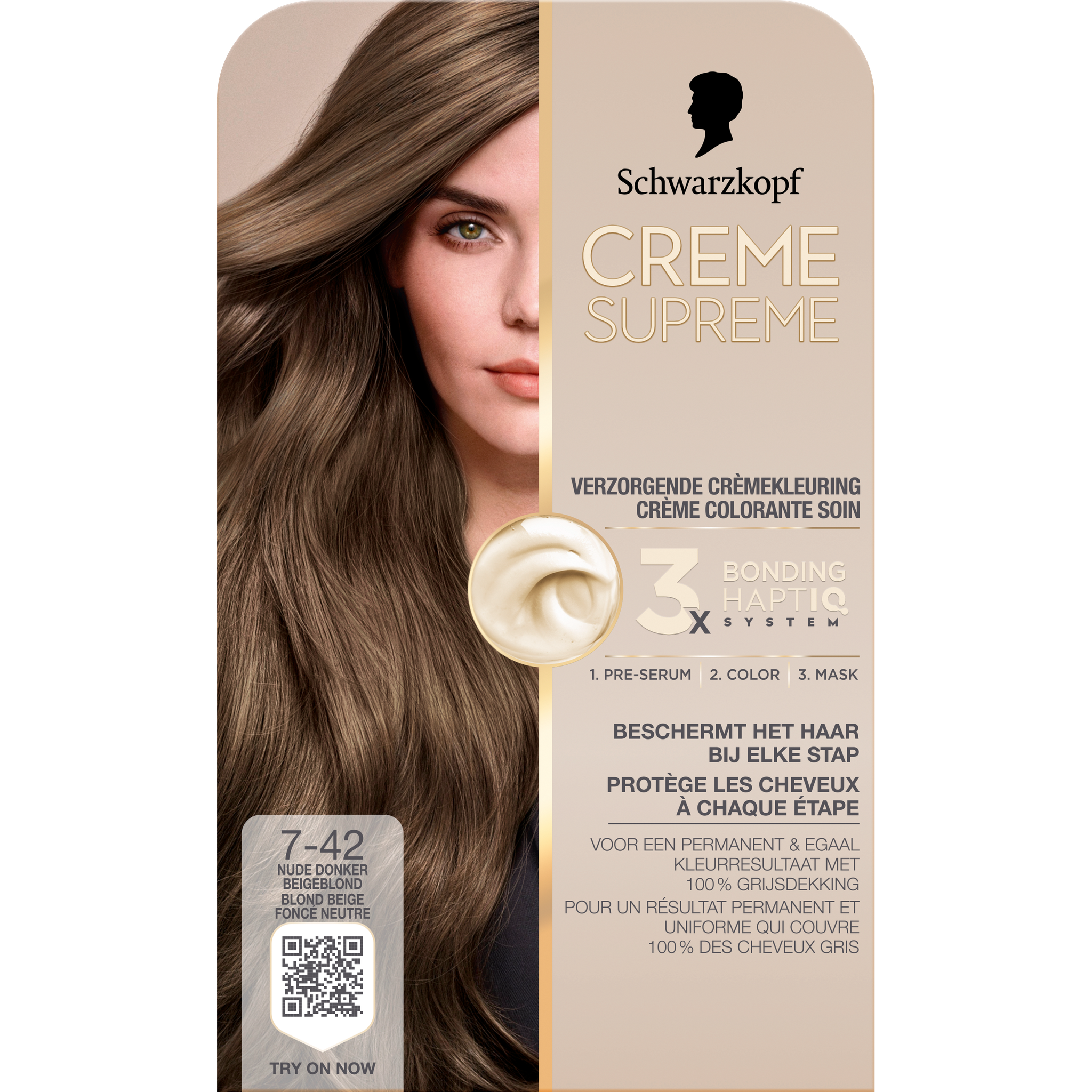 Schwarzkopf Creme Supreme Haarkleuring 7-0 Natuurlijk Donkerblond