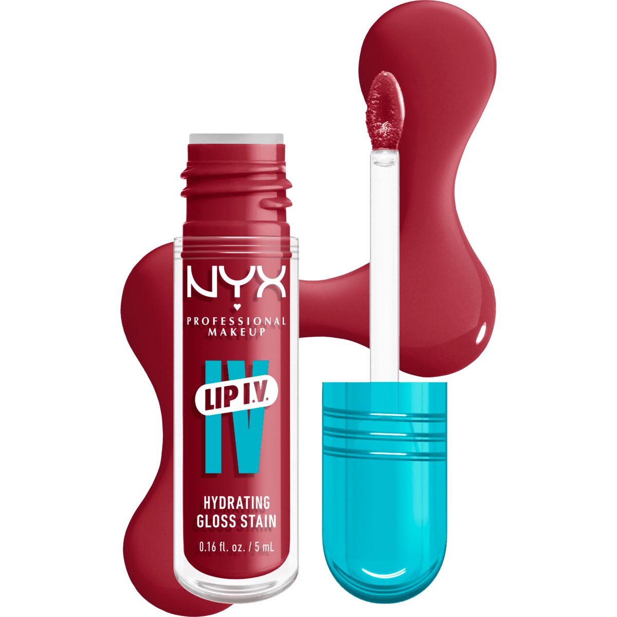 NYX Professional Makeup Lip IV Hydraterende Lipgloss Stain Bubblegum Burst
