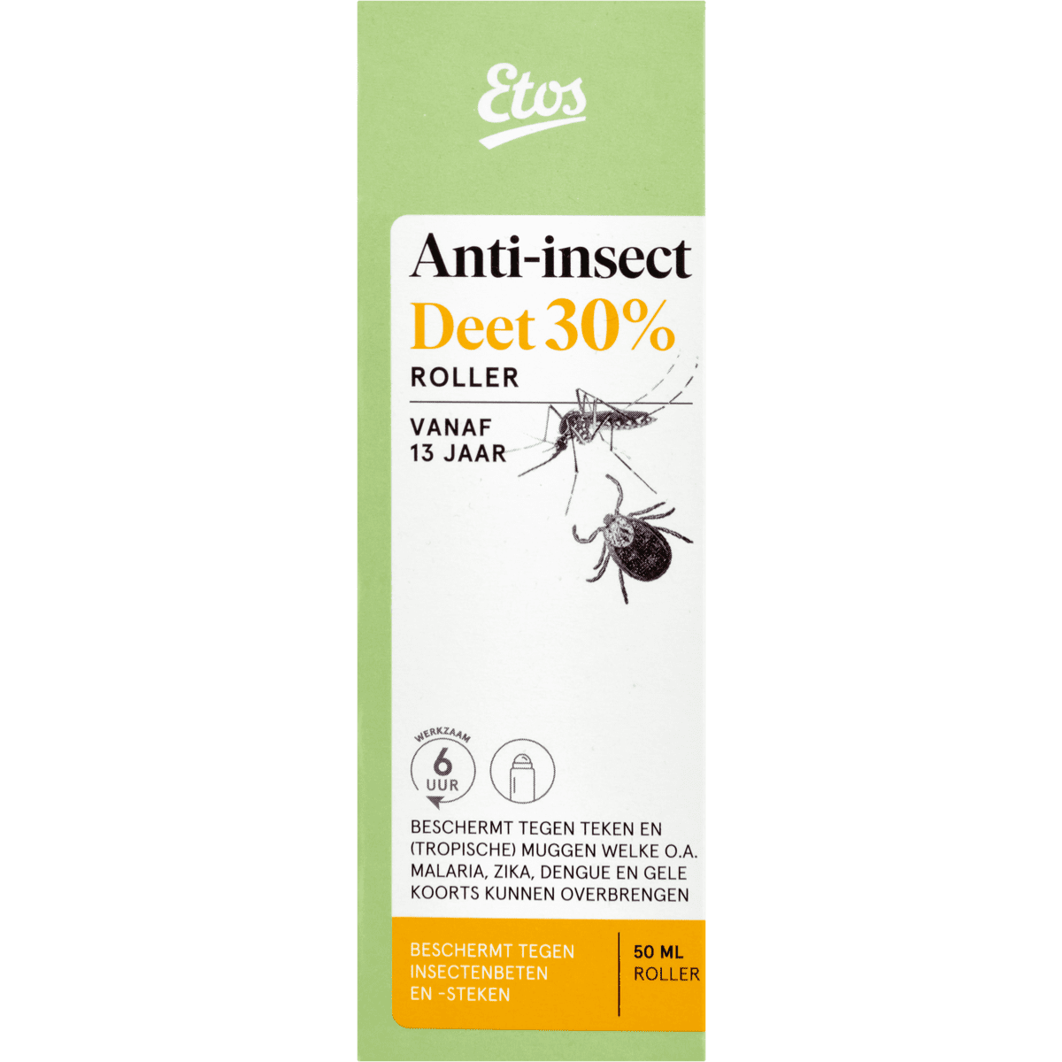 Etos Deet 30% Anti-Insect Roller 50 ML