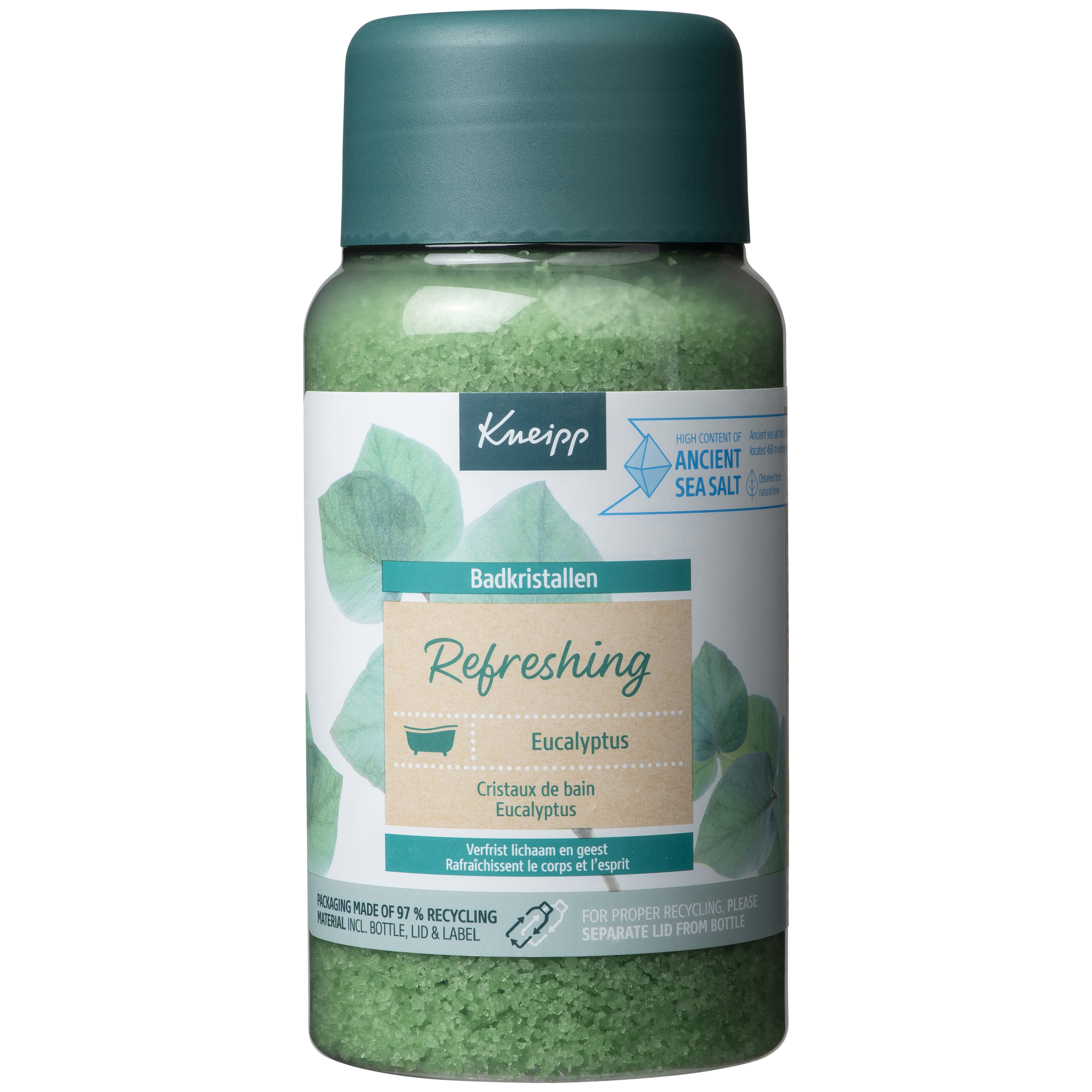 Kneipp Refreshing Badkristallen 600 gram