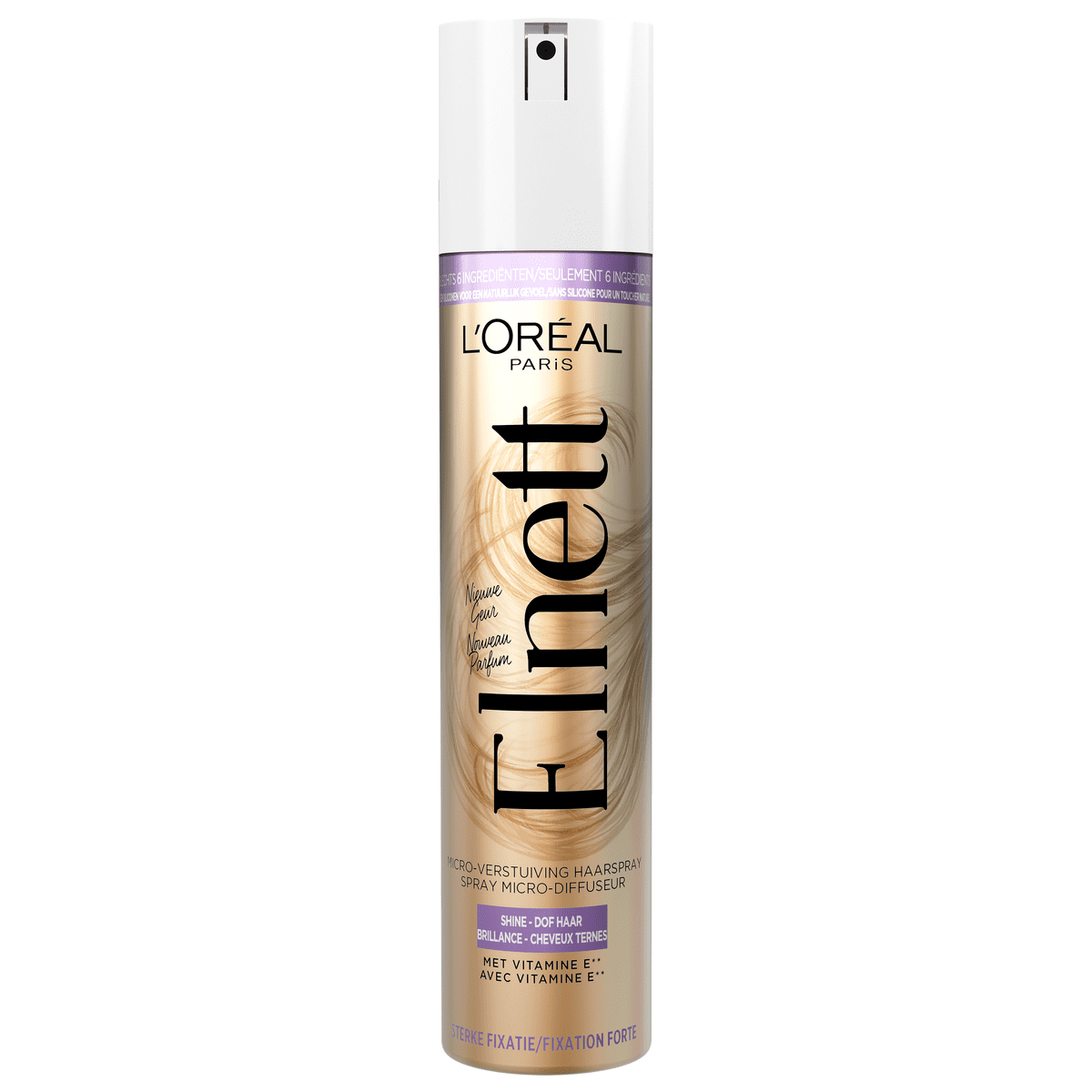 L'Oréal Paris Elnett Shine Sterke Fixatie Haarlak 200ML
