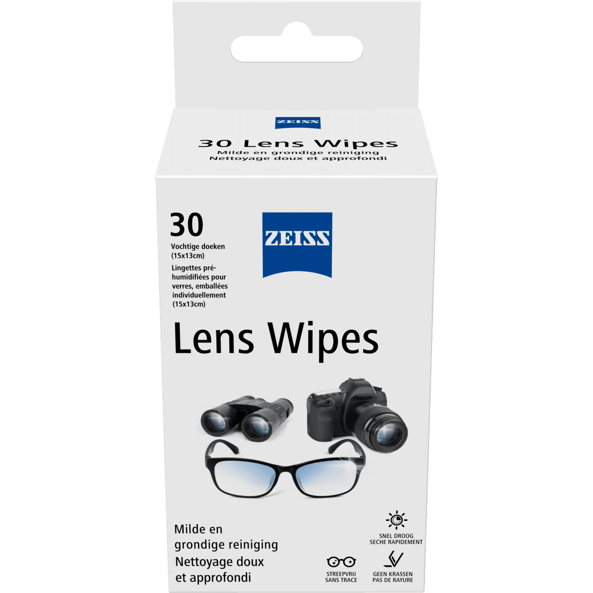 Zeiss Lens Wipes Reinigingsdoekjes 30 stuks