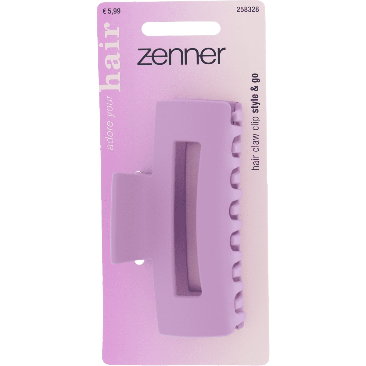 Zenner Haarklem Blok Paars