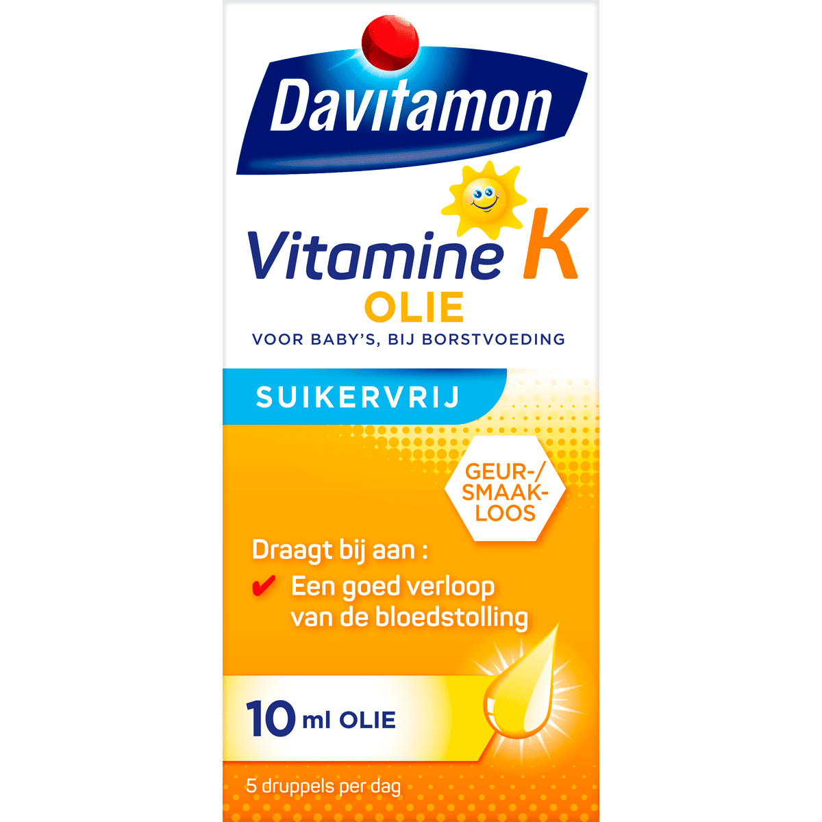 Davitamon Vitamine K Olie Suikervrij 10 ML
