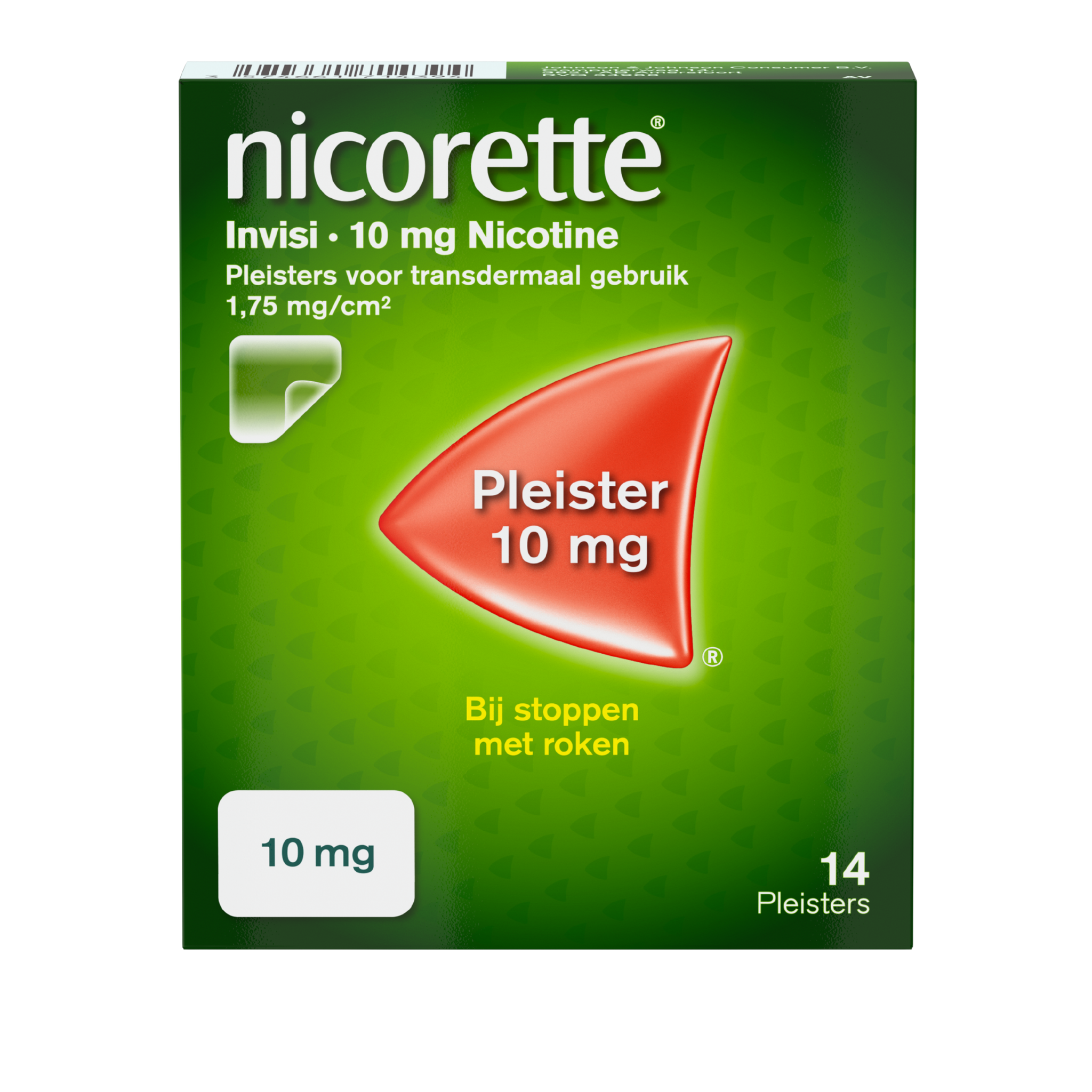 Nicorette Pleister Stoppen met Roken 10 MG Nicotine 14 Stuks