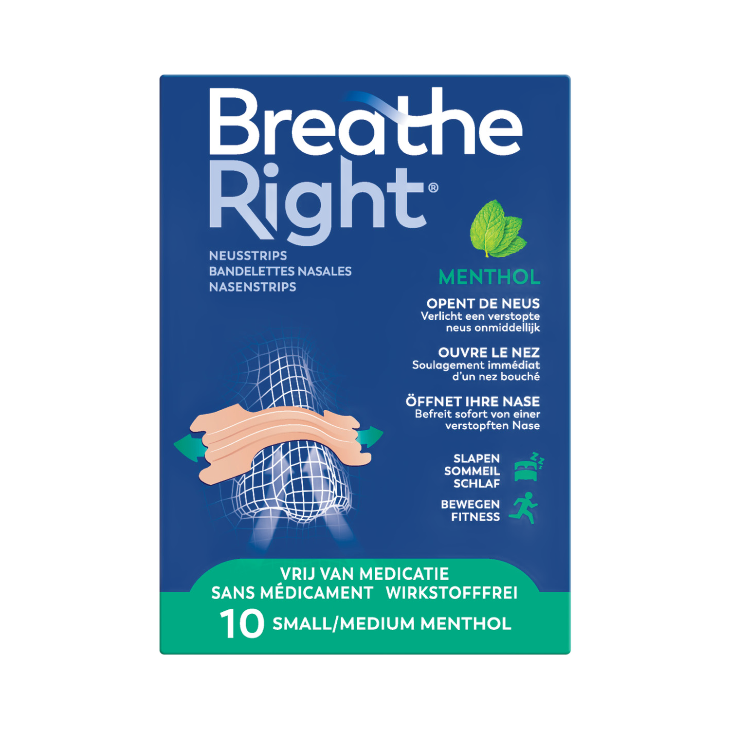 Breathe Right Mentol 10 stuks
