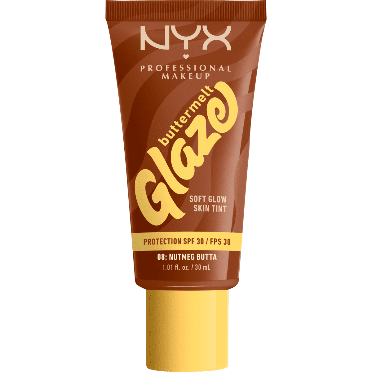 NYX Professional Makeup Buttermelt Glaze Skin Tint SPF30 8 Nutmeg Butta