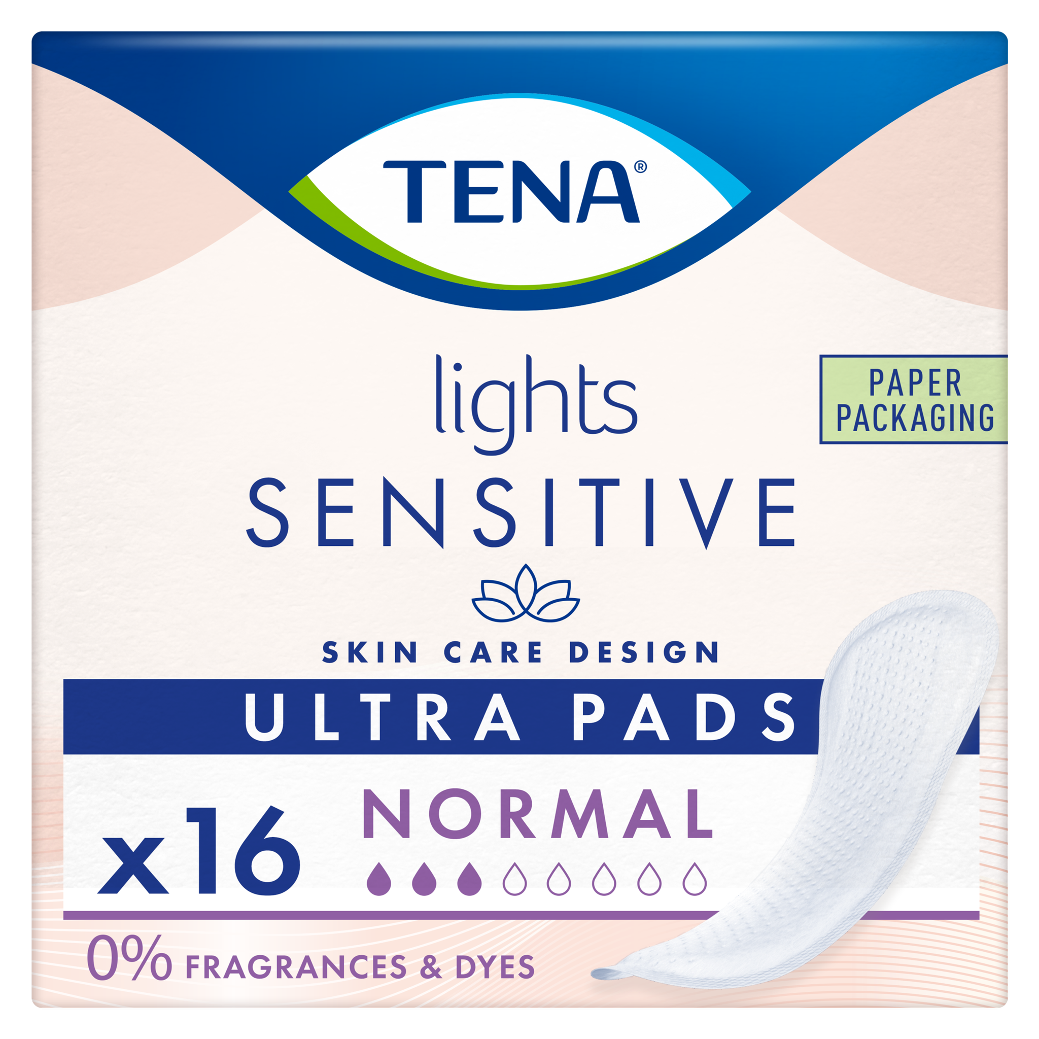 TENA Lights Sensitive Normal Incontinentieverband 16 stuks