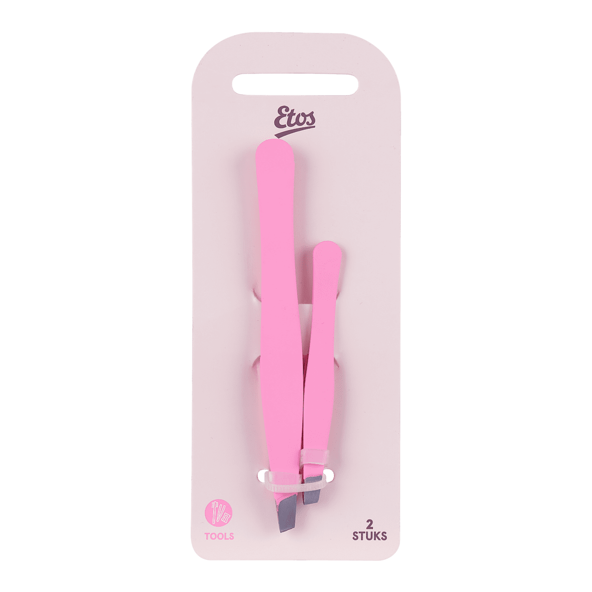 Etos Pincet Schuin Set Roze