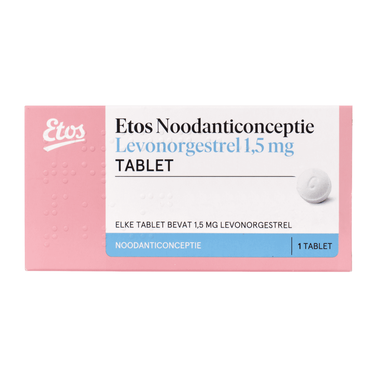 Etos Noodanticonceptie Levonorgestrel 1.5 MG Tablet 1 stuks