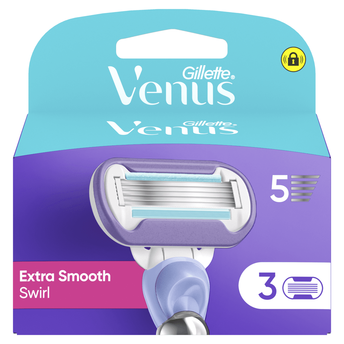 Gillette Venus Extra Smooth Swirl Navulmesjes 3 stuks