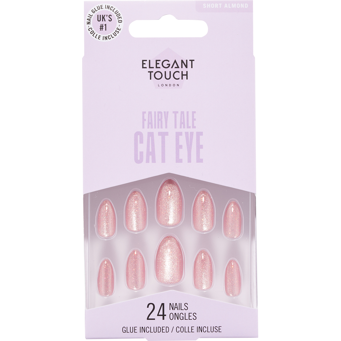 Elegant Touch Cat Eye Aurora Kunstnagels 24 stuks