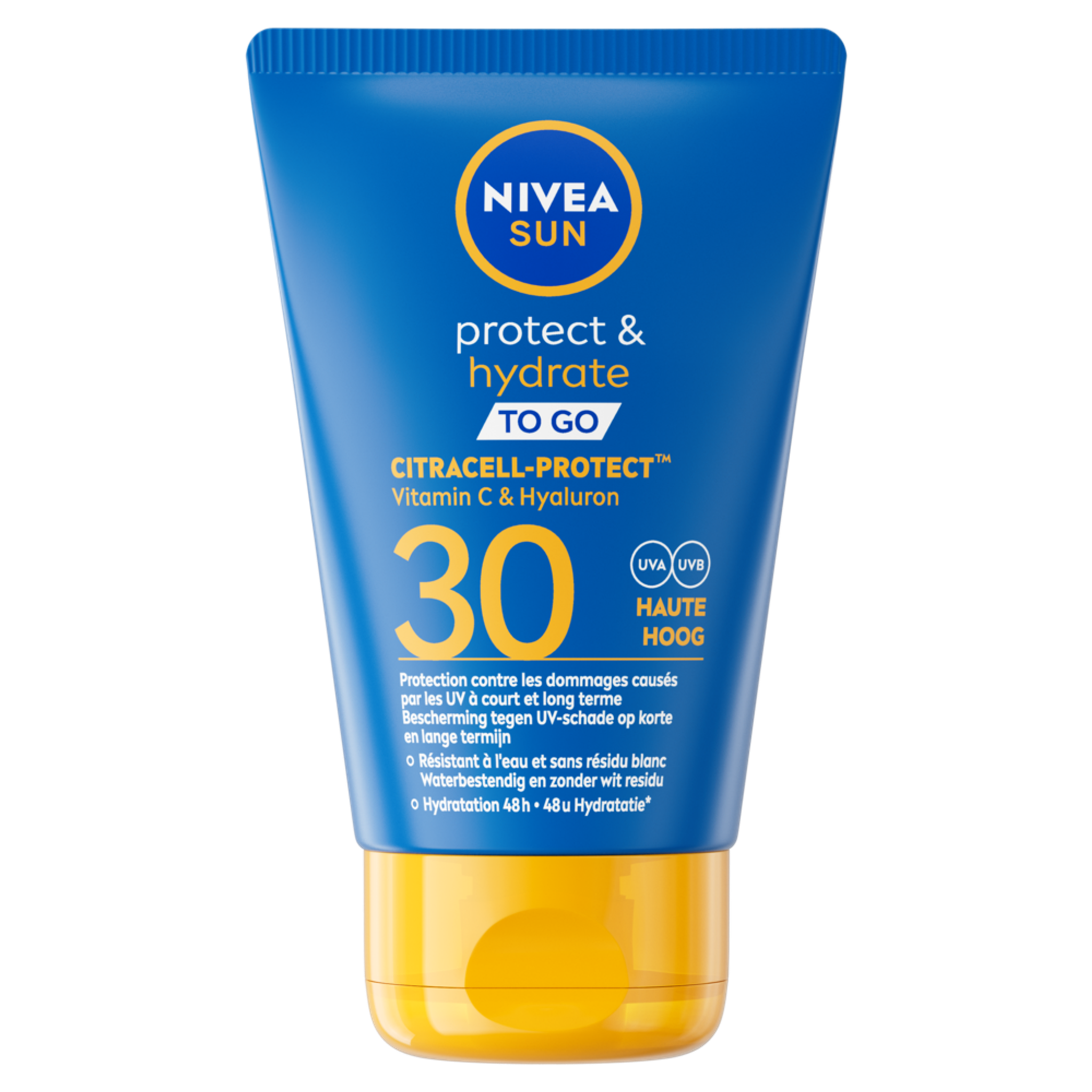 NIVEA SUN Protect & Hydrate Pocket Size Zonnebrand SPF30 Travel Size 50 ML
