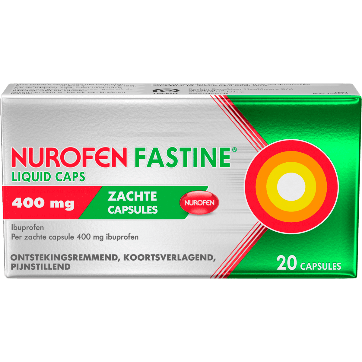 Nurofen Fastine Liquid Capsules 400 MG 20 stuks