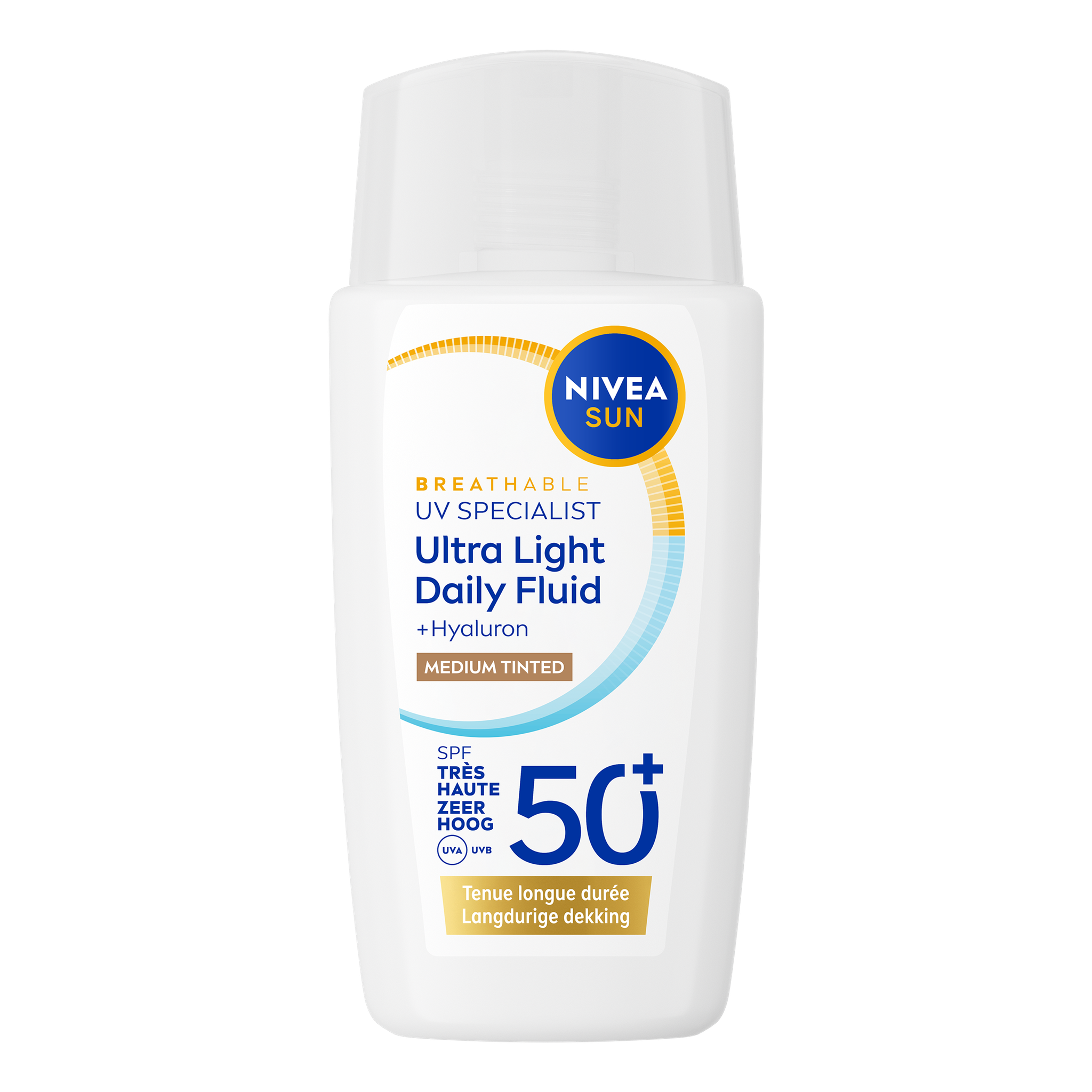 NIVEA SUN UV Face Specialist Ultra Light Daily Fluid Medium Tinted SPF50+ 40 ML