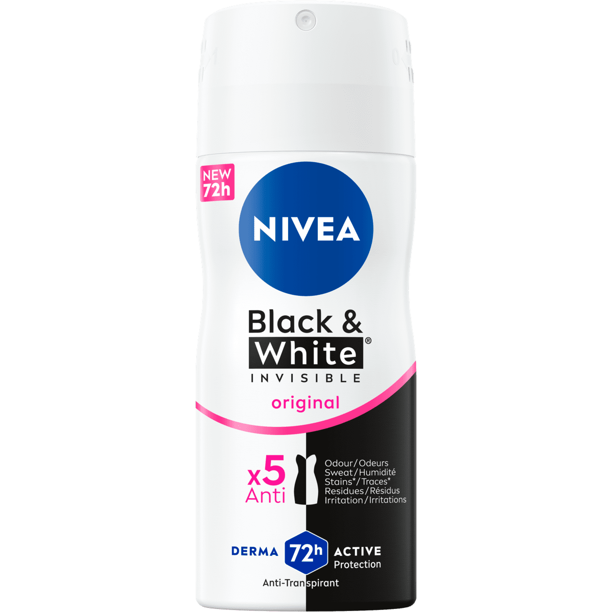 NIVEA Black & White Invisible Original Deodorant Spray 100 ML