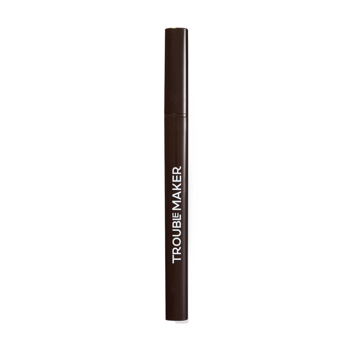 Trouble Maker Fluffer Brow Brush Natural Brow Pen Dark Brown