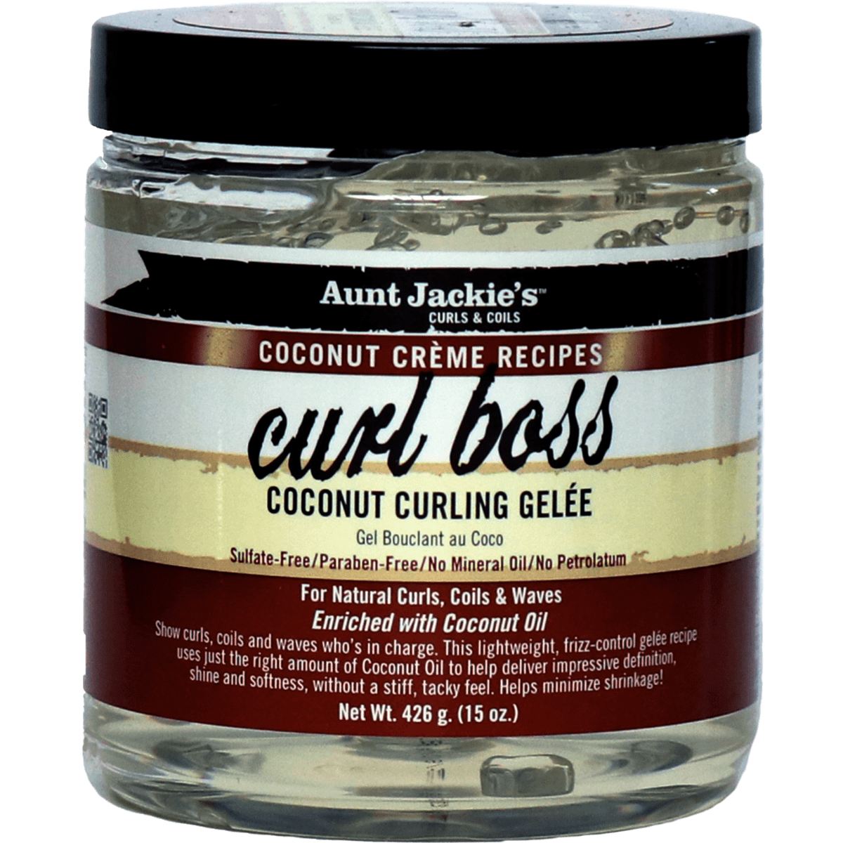 Aunt Jackie's Curls and Coils Coconut Curl Boss Curling Gel 426 GR