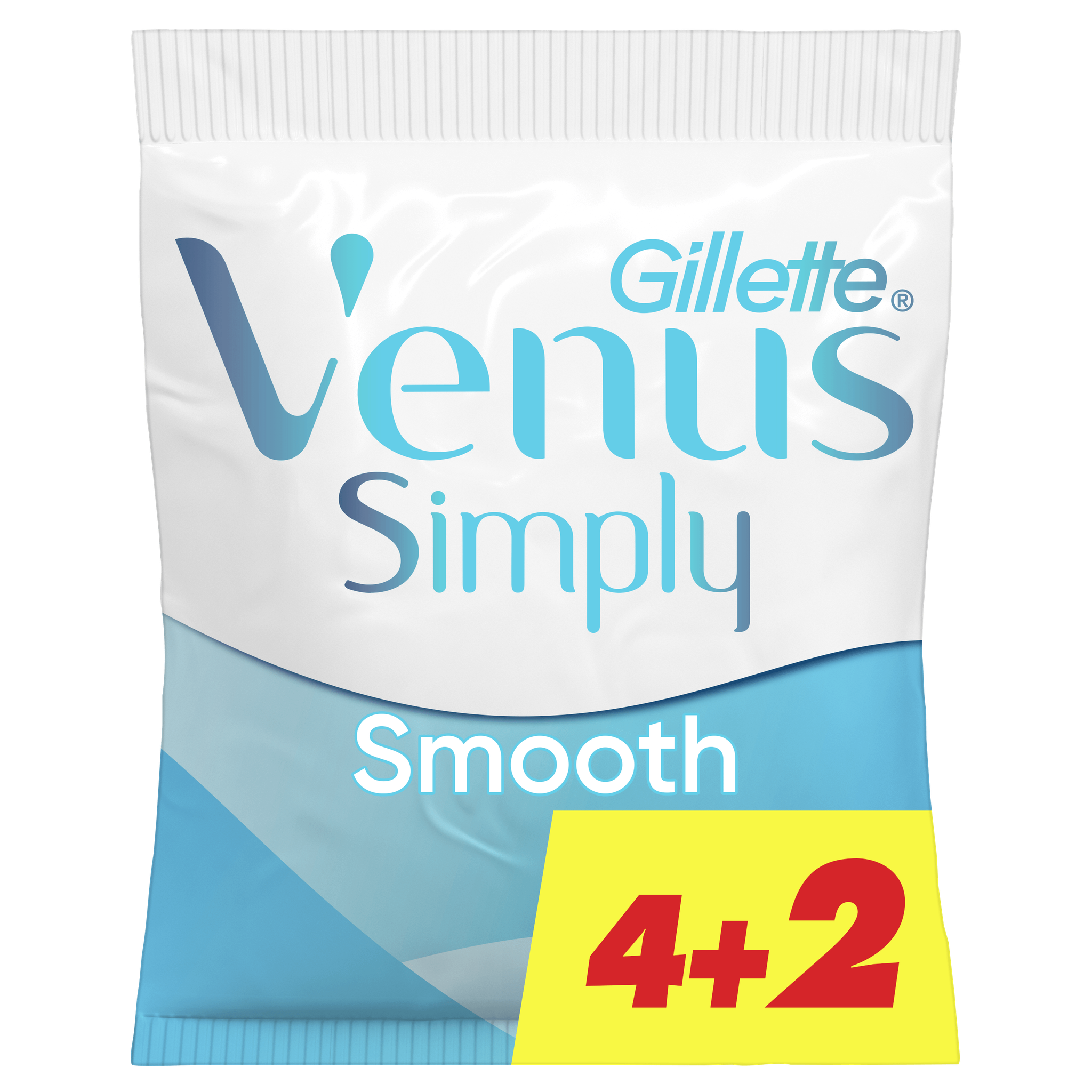 Gillette Venus Simply Smooth Wegwerpmesjes 4+2 stuks