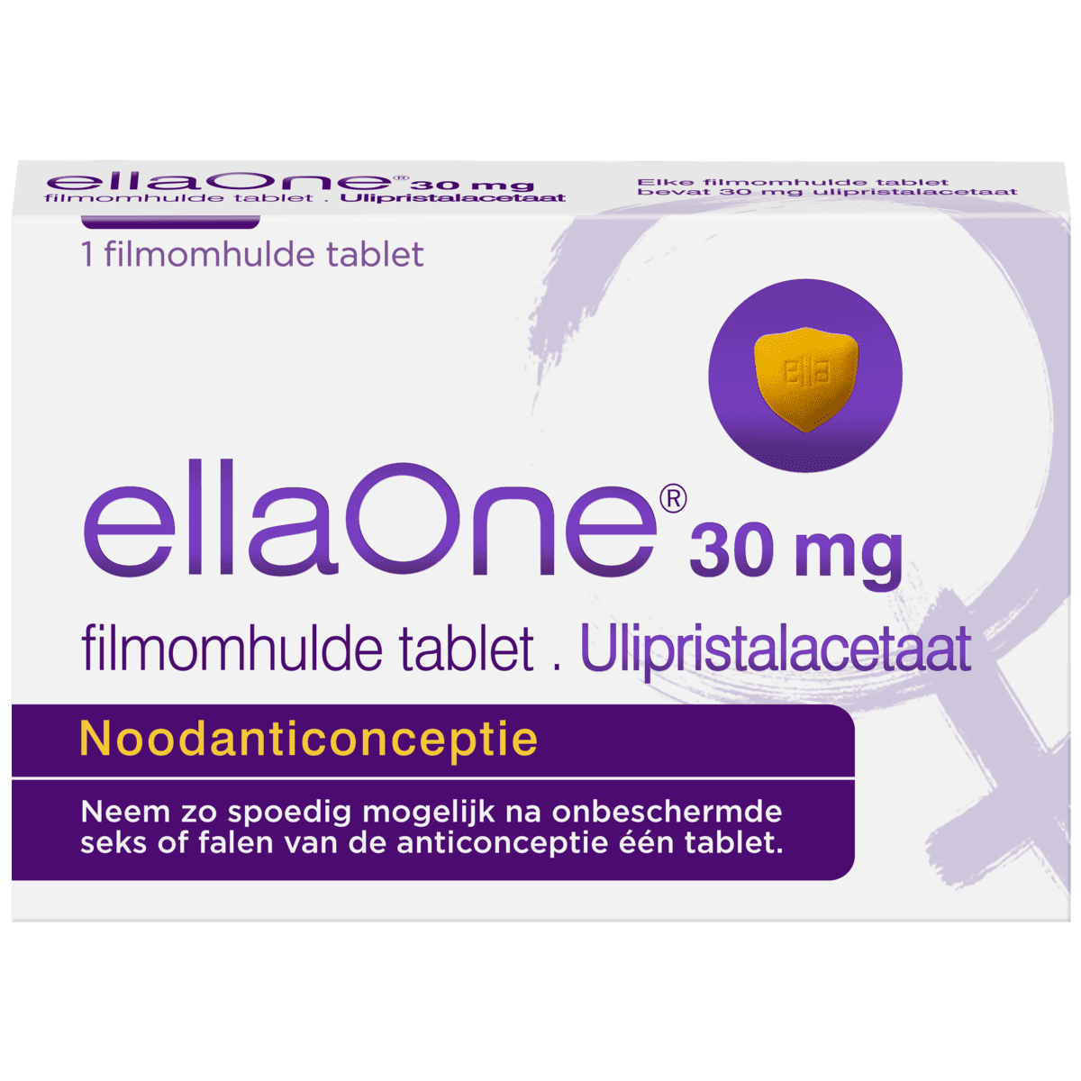 EllaOne Ulipristalacetaat Morning After Pil