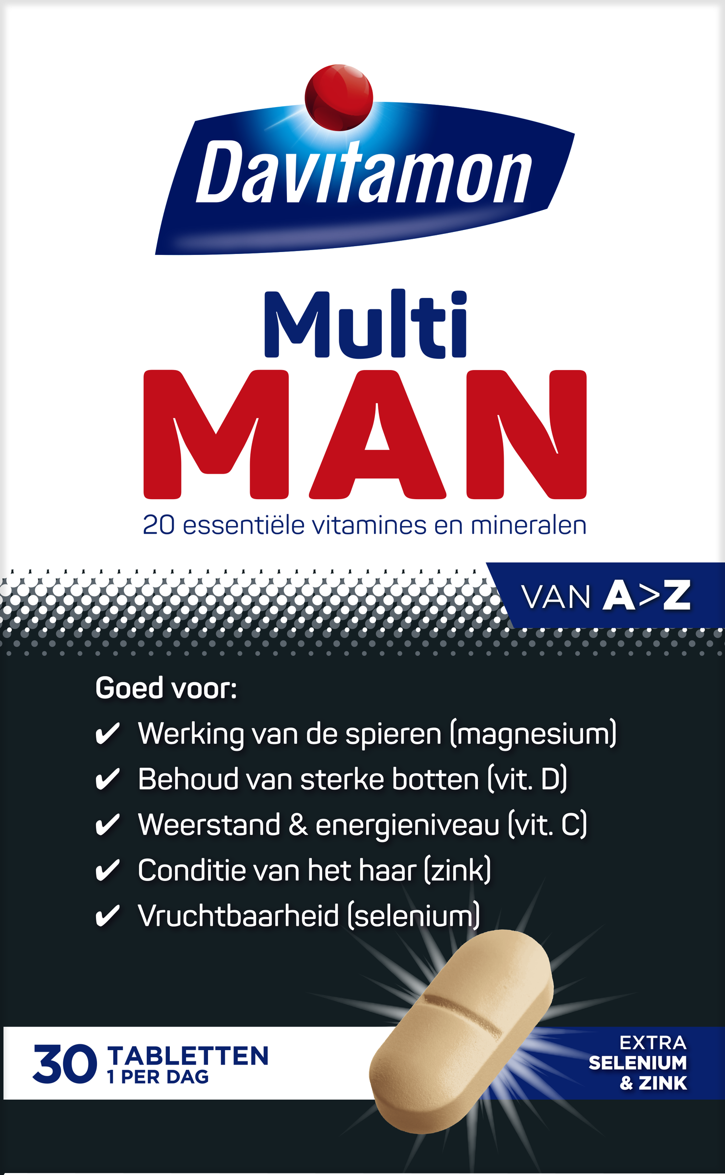 Davitamon Multi Man Tabletten 30 stuks