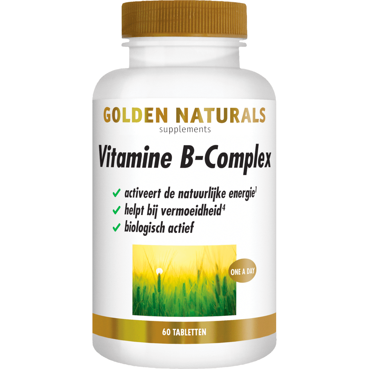 Golden Naturals Vitamine B-Complex Vegan Tabletten 60 stuks