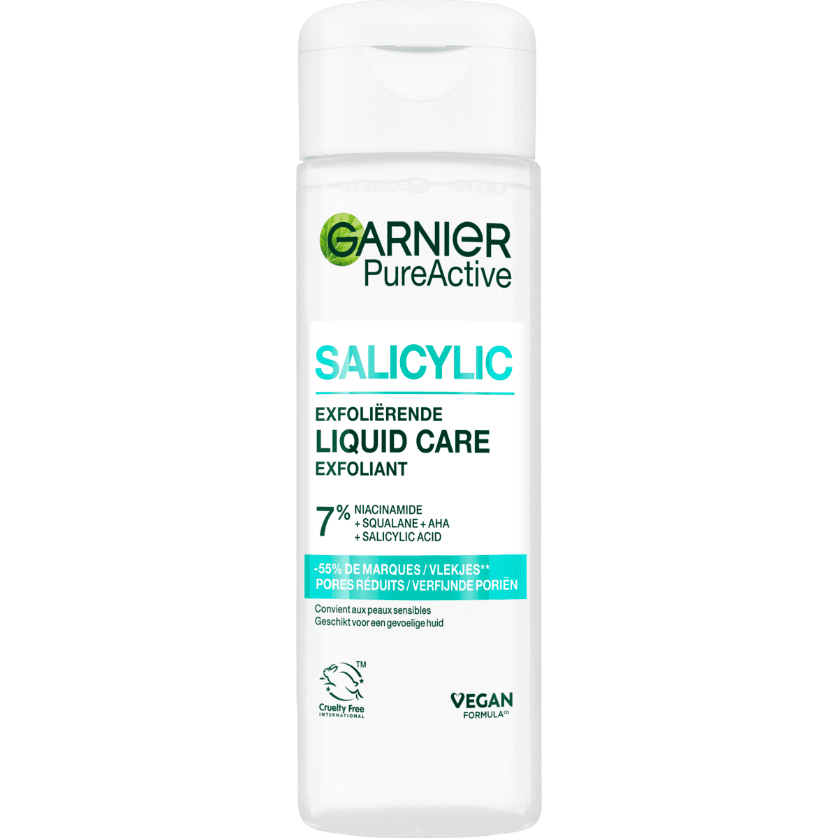 Garnier PureActive Salicylic Exfoliërende Liquid Care 120 ML
