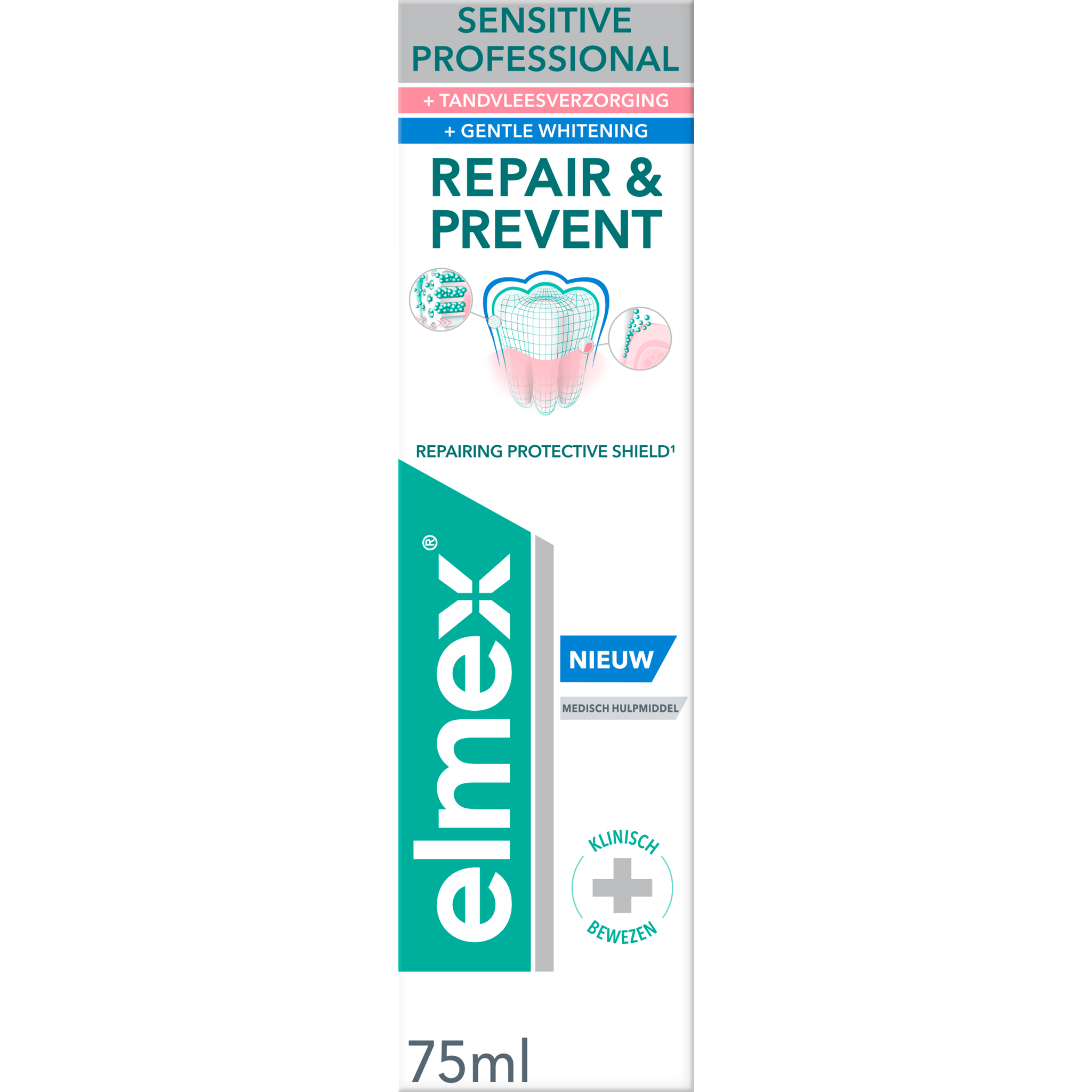 Elmex® Sensitive Professional Repair & Prevent + Gum Care Tandpasta 75 ML
