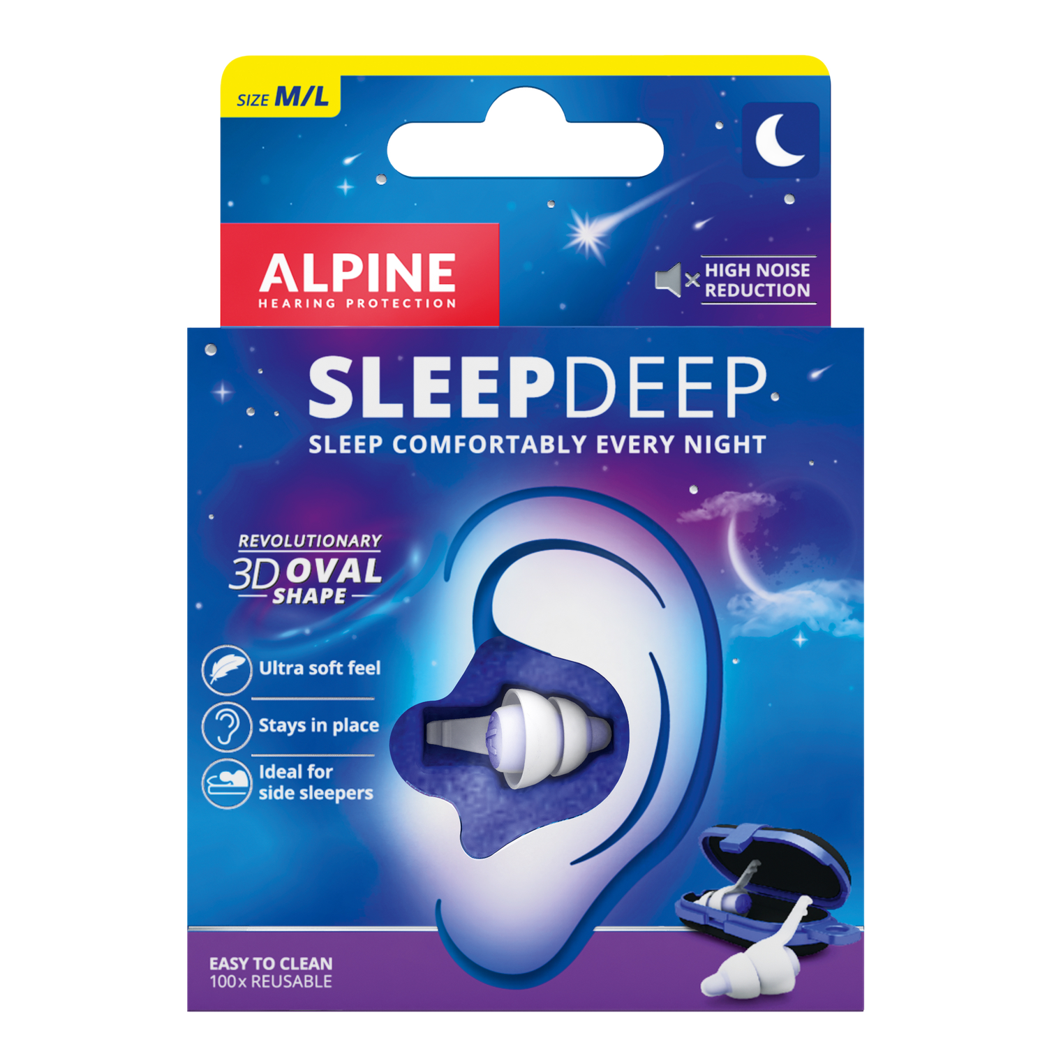 Alpine SleepDeep Slaap Oordoppen 1 paar