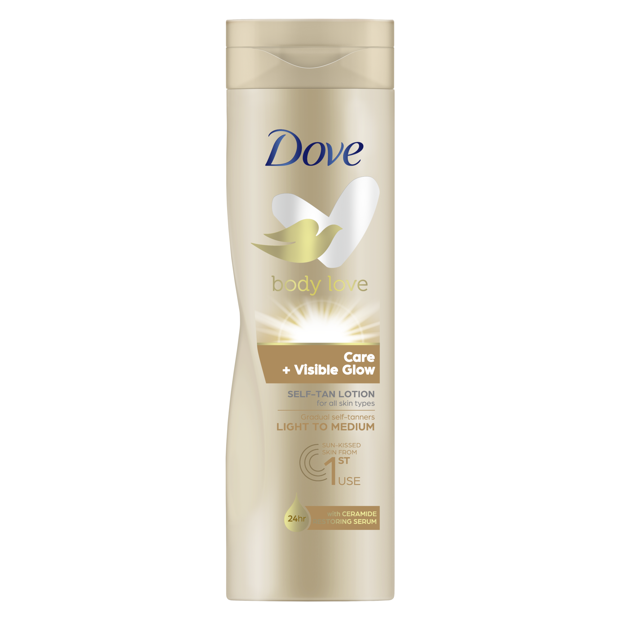 Dove Tanning Lotion Light-Medium 250 Ml