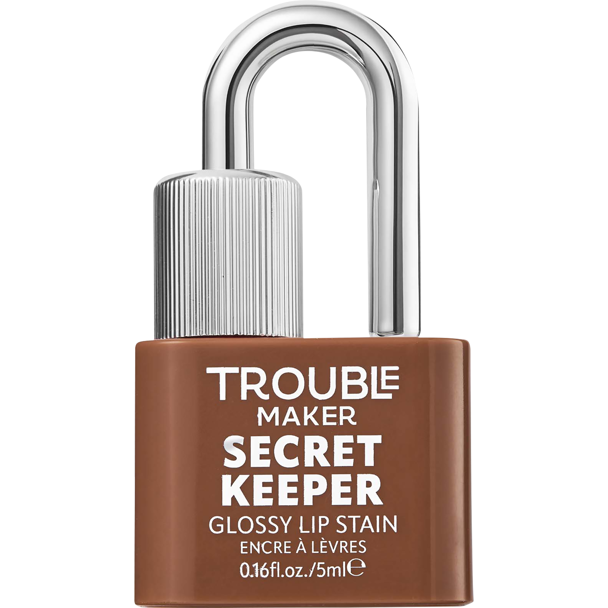 Trouble Maker Secret Keeper Lip Gloss Stain Fess Up Latte Nude