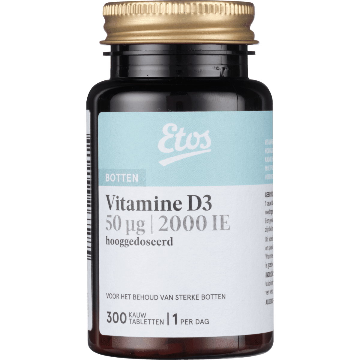 Etos Vitamine D3 50 µg Multi Vitamine Fruit Kauwtabletten 300 stuks