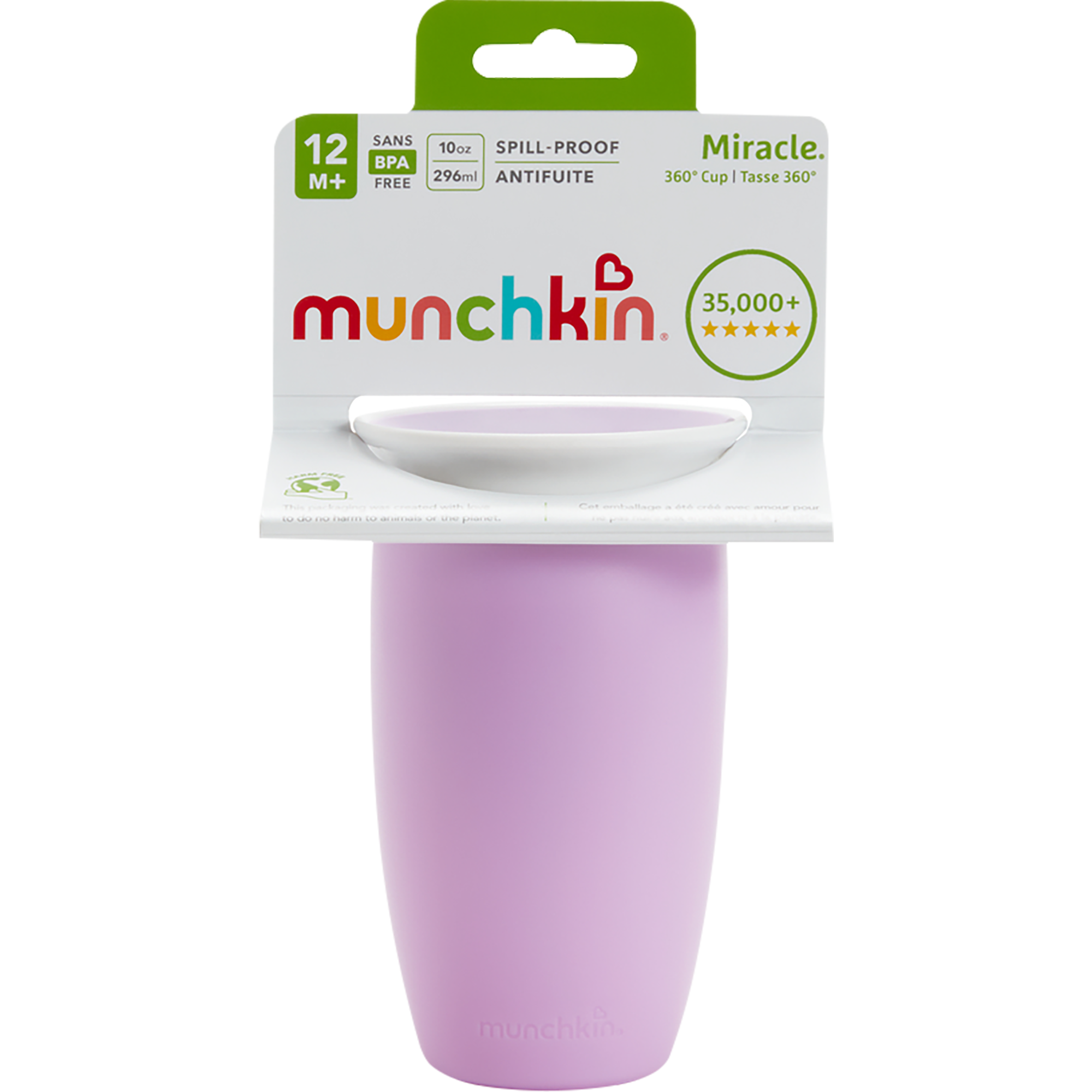 Munchkin Miracle 360° Sippy Anti-Lek Drinkbeker Paars