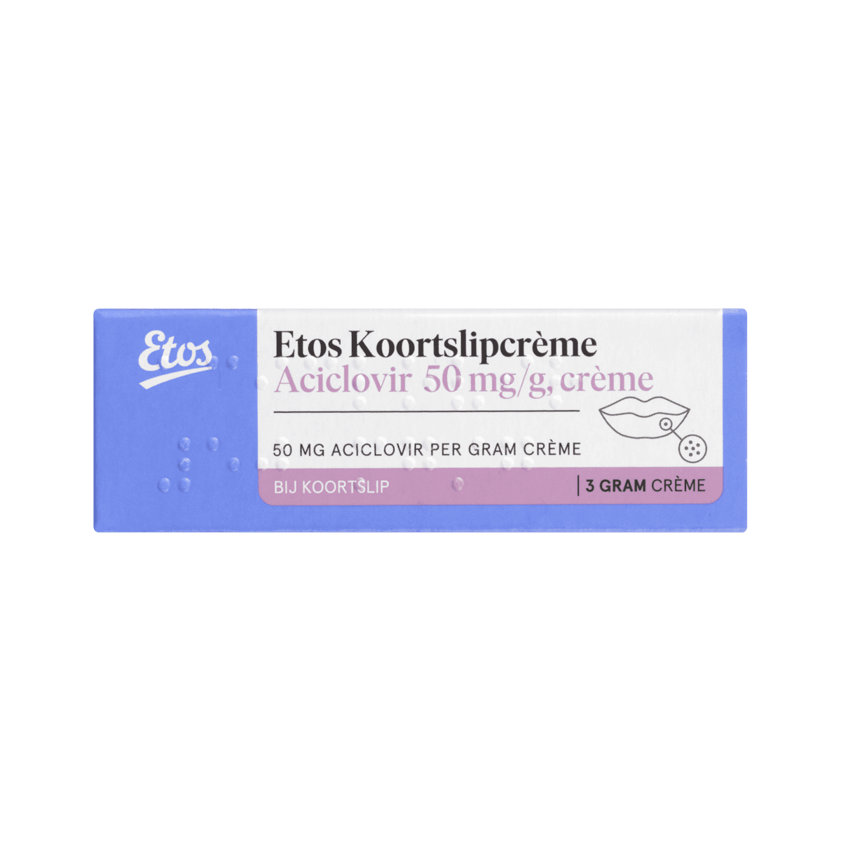 Etos Koortslipcreme Tube 3 Gram