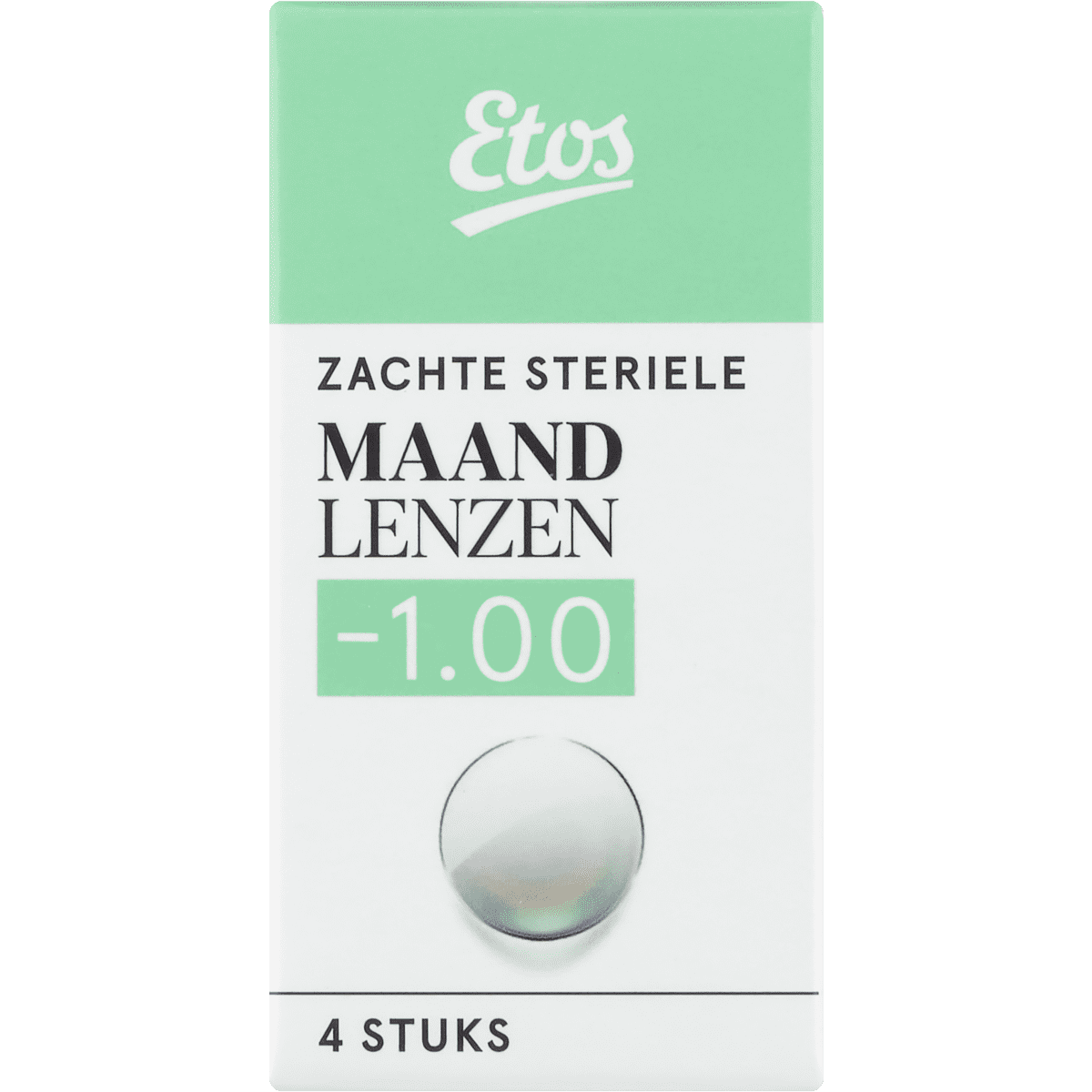 Etos Zachte Maandlenzen -1.00 4 stuks