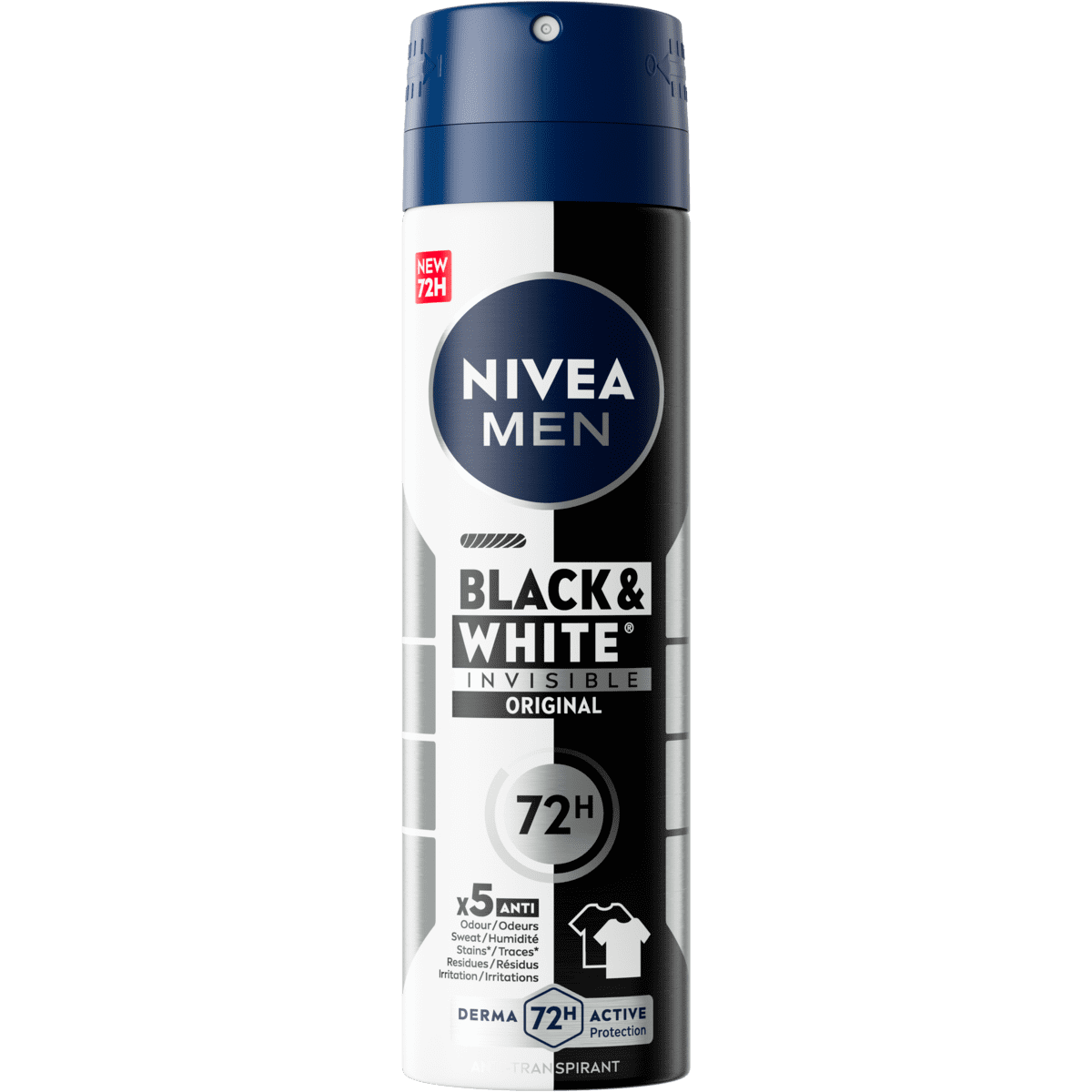 NIVEA MEN Black & White Invisible Original Deodorant Spray 150 ML