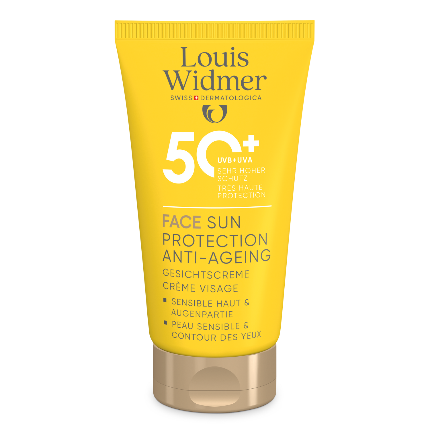 Louis Widmer Sun Protection Face Zonder Parfum SPF50+ 50 ML