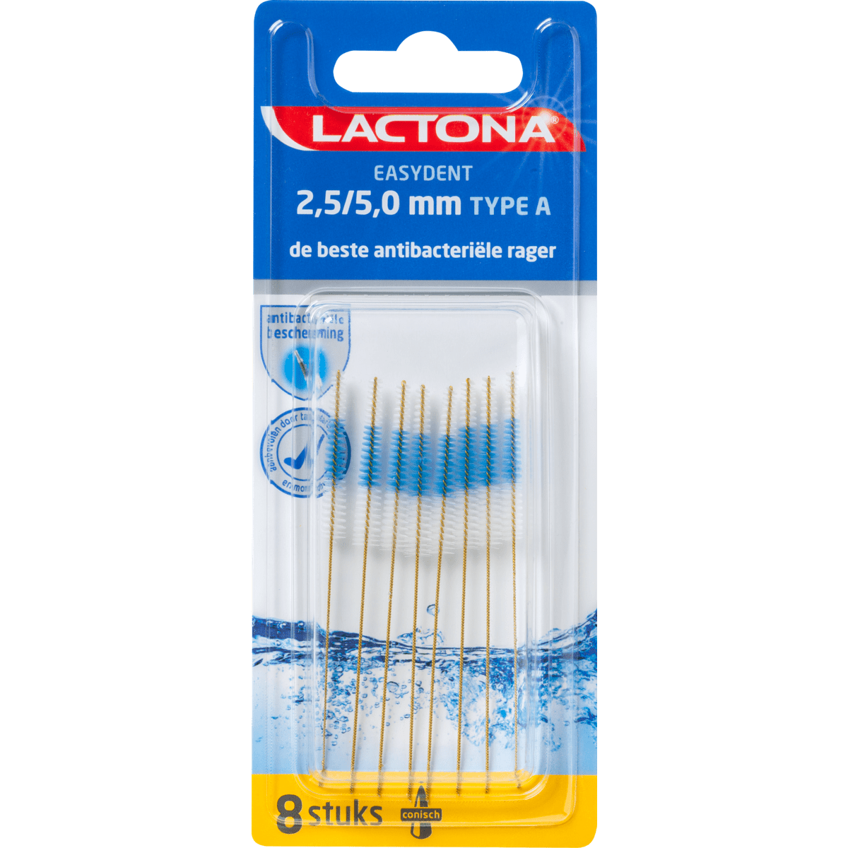 Lactona Easydent Ragers Type A 2,5/5,0 mm 8 stuks